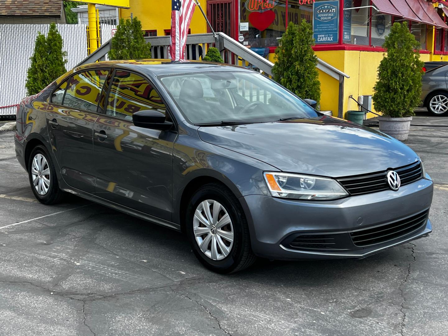 2014 Platinum Gray Metallic /Gray Cloth Volkswagen Jetta S (3VW2K7AJ7EM) with an 2.0L 4 Cyl. engine, Automatic transmission, located at 801 South State Street, Salt Lake City, UT, 84111, (801) 328-0098, 40.751953, -111.888206 - Life is crazy. Now is the time to buy! All of our prices are just dollars above our cost. These prices will change as soon as life isn't so crazy. So please call or come in. We are here to save you a lot of money! Our service department is OPEN DAILY to help with any of your service needs. P - Photo#28