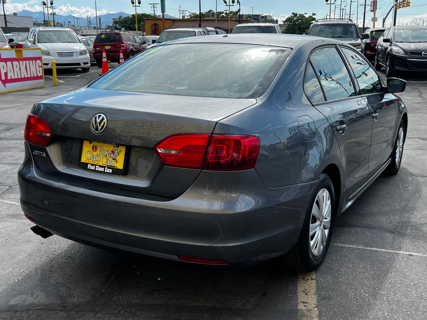 2014 Platinum Gray Metallic /Gray Cloth Volkswagen Jetta S (3VW2K7AJ7EM) with an 2.0L 4 Cyl. engine, Automatic transmission, located at 801 South State Street, Salt Lake City, UT, 84111, (801) 328-0098, 40.751953, -111.888206 - Life is crazy. Now is the time to buy! All of our prices are just dollars above our cost. These prices will change as soon as life isn't so crazy. So please call or come in. We are here to save you a lot of money! Our service department is OPEN DAILY to help with any of your service needs. P - Photo#30