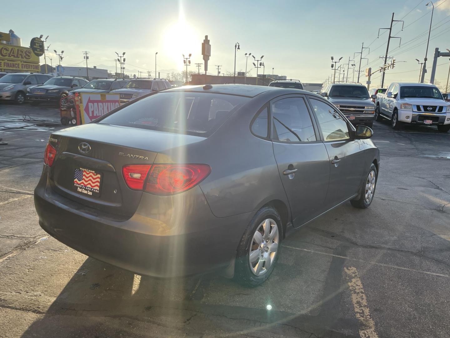 2008 Carbon Gray Metallic /Gray Cloth Hyundai Elantra GLS (KMHDU46D18U) with an 2.0L 4 Cyl. engine, Manual transmission, located at 801 South State Street, Salt Lake City, UT, 84111, (801) 328-0098, 40.751953, -111.888206 - Vehicle Features: GLS Model, ABS Brakes, Air Conditioning, AM/FM Stereo, Auxiliary Audio Input, CD Audio, Cloth Seats, Cruise Control, Manual Transmission, Overhead Airbags, Power Locks, Power Mirrors, Power Windows, Rear Defroster, Satellite Radio Ready, Side Airbags. Our service department is O - Photo#1