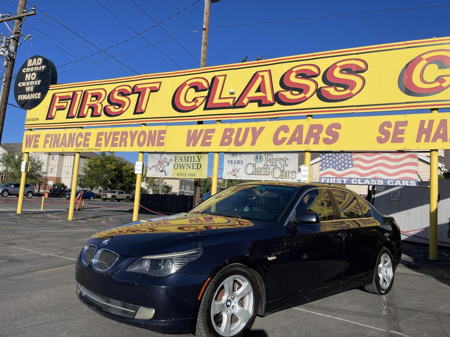 2008 Monaco Blue Metallic /Gray Leather BMW 5-Series 535i (WBANW13548C) with an 3.0L 6 Cyl. engine, Automatic transmission, located at 801 South State Street, Salt Lake City, UT, 84111, (801) 328-0098, 40.751953, -111.888206 - Super clean extremely low miles for the year! Only 103,928 miles very low miles for a 2008! Car is in immaculate condition inside and out this is a must see in great condition!!! Life is crazy. Now is the time to buy! All of our prices are just dollars above our cost. These prices will change as so - Photo#0