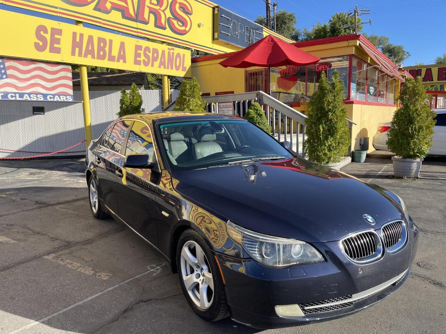 2008 Monaco Blue Metallic /Gray Leather BMW 5-Series 535i (WBANW13548C) with an 3.0L 6 Cyl. engine, Automatic transmission, located at 801 South State Street, Salt Lake City, UT, 84111, (801) 328-0098, 40.751953, -111.888206 - Super clean extremely low miles for the year! Only 103,928 miles very low miles for a 2008! Car is in immaculate condition inside and out this is a must see in great condition!!! Life is crazy. Now is the time to buy! All of our prices are just dollars above our cost. These prices will change as so - Photo#4