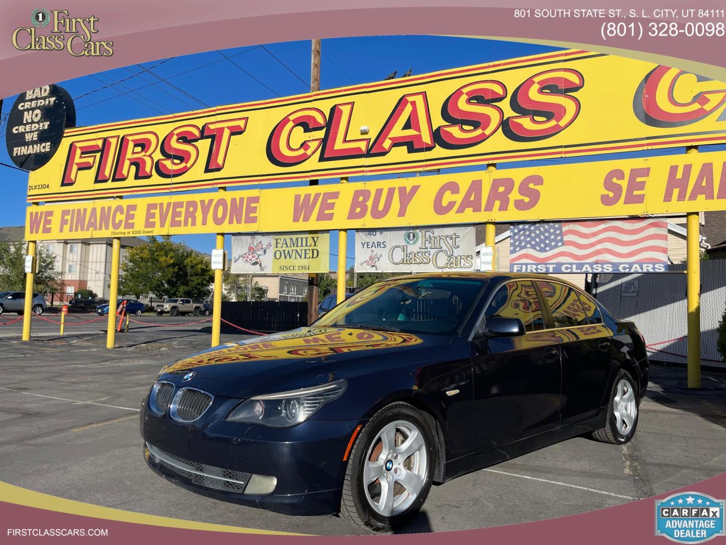 2008 Monaco Blue Metallic /Gray Leather BMW 5-Series 535i (WBANW13548C) with an 3.0L 6 Cyl. engine, Automatic transmission, located at 801 South State Street, Salt Lake City, UT, 84111, (801) 328-0098, 40.751953, -111.888206 - Super clean extremely low miles for the year! Only 103,928 miles very low miles for a 2008! Car is in immaculate condition inside and out this is a must see in great condition!!! Life is crazy. Now is the time to buy! All of our prices are just dollars above our cost. These prices will change as so - Photo#0