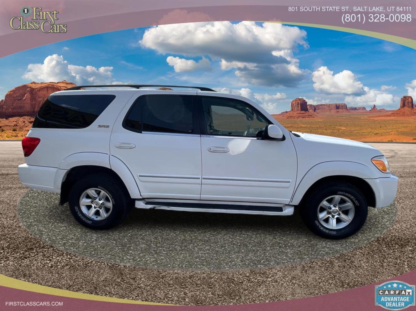 2006 Natural White /Tan Cloth Toyota Sequoia SR5 (5TDZT34A56S) with an 4.7L V8 engine, Automatic transmission, located at 801 South State Street, Salt Lake City, UT, 84111, (801) 328-0098, 40.751953, -111.888206 - "Meet the definition of reliable family transportation! This 2006 Toyota Sequoia delivers comfort, power, and capability. With generous space, smooth ride, and impeccable maintenance records, it’s prepared for countless more roads to conquer. Experience Toyota quality; drive home in this versatile - Photo#2