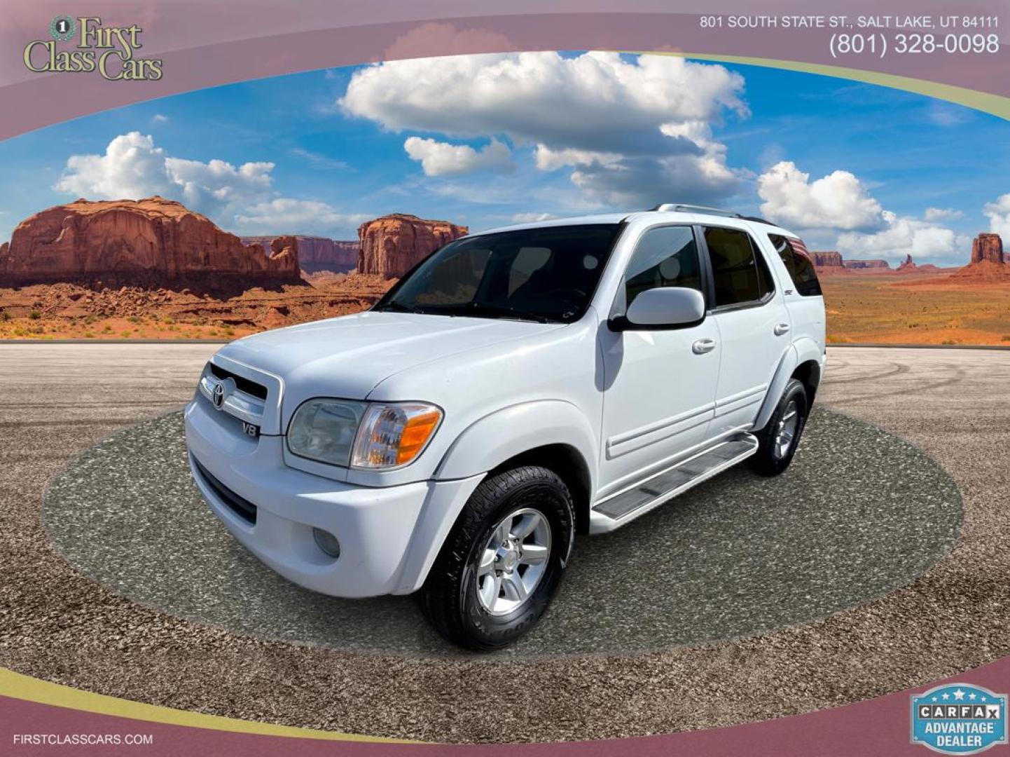 2006 Natural White /Tan Cloth Toyota Sequoia SR5 (5TDZT34A56S) with an 4.7L V8 engine, Automatic transmission, located at 801 South State Street, Salt Lake City, UT, 84111, (801) 328-0098, 40.751953, -111.888206 - "Meet the definition of reliable family transportation! This 2006 Toyota Sequoia delivers comfort, power, and capability. With generous space, smooth ride, and impeccable maintenance records, it’s prepared for countless more roads to conquer. Experience Toyota quality; drive home in this versatile - Photo#0