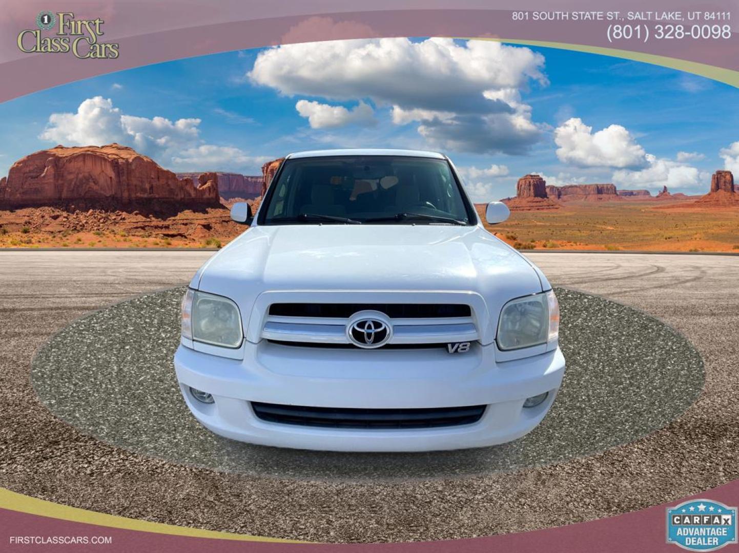 2006 Natural White /Tan Cloth Toyota Sequoia SR5 (5TDZT34A56S) with an 4.7L V8 engine, Automatic transmission, located at 801 South State Street, Salt Lake City, UT, 84111, (801) 328-0098, 40.751953, -111.888206 - "Meet the definition of reliable family transportation! This 2006 Toyota Sequoia delivers comfort, power, and capability. With generous space, smooth ride, and impeccable maintenance records, it’s prepared for countless more roads to conquer. Experience Toyota quality; drive home in this versatile - Photo#1