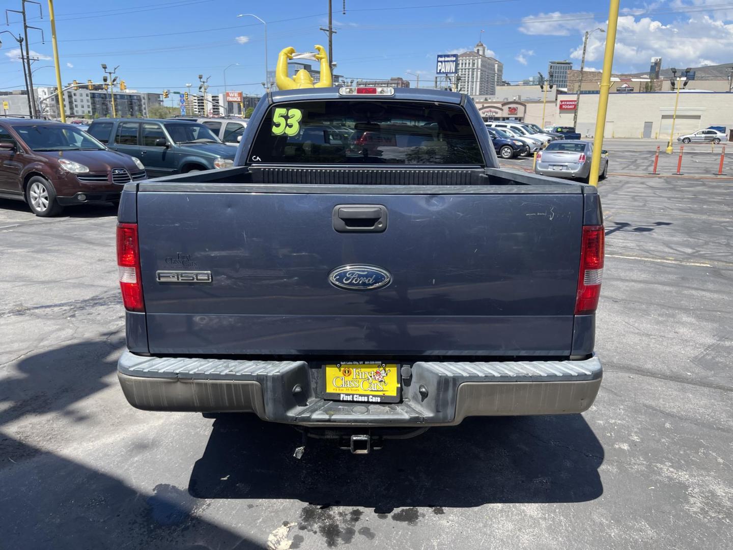 2004 True Blue Metallic /Tan Leather Ford F-150 Lariat SuperCrew (1FTPW12504K) with an 5.4L V8 engine, Automatic transmission, located at 801 South State Street, Salt Lake City, UT, 84111, (801) 328-0098, 40.751953, -111.888206 - Vehicle Features: Lariat Model, SuperCrew 4 Door, ABS Brakes, Traction Control, Cruise Control, Air Conditioning, AM/FM Stereo, CD Player, Leather Interior, Power Windows, Power Locks, Power Mirrors, Heated Seats, Power Seat(s), Privacy Glass, Tow Package, Running Boards, Alloy Wheels, Bedliner - Photo#6