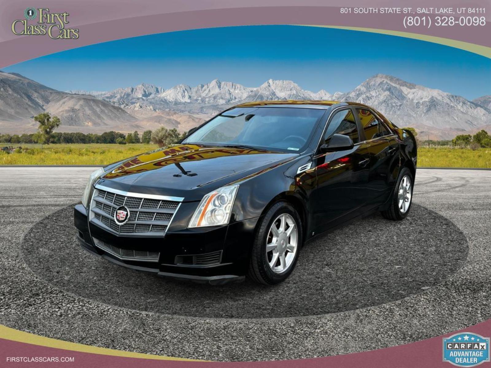 2008 Black /Black Leather Cadillac CTS 3.6L (1G6DM577980) with an 3.6L V6 engine, Automatic transmission, located at 801 South State Street, Salt Lake City, UT, 84111, (801) 328-0098, 40.751953, -111.888206 - Life is crazy. Now is the time to buy! All of our prices are just dollars above our cost. These prices will change as soon as life isn't so crazy. So please call or come in. We are here to save you a lot of money! Our service department is OPEN DAILY to help with any of your service need - Photo #0
