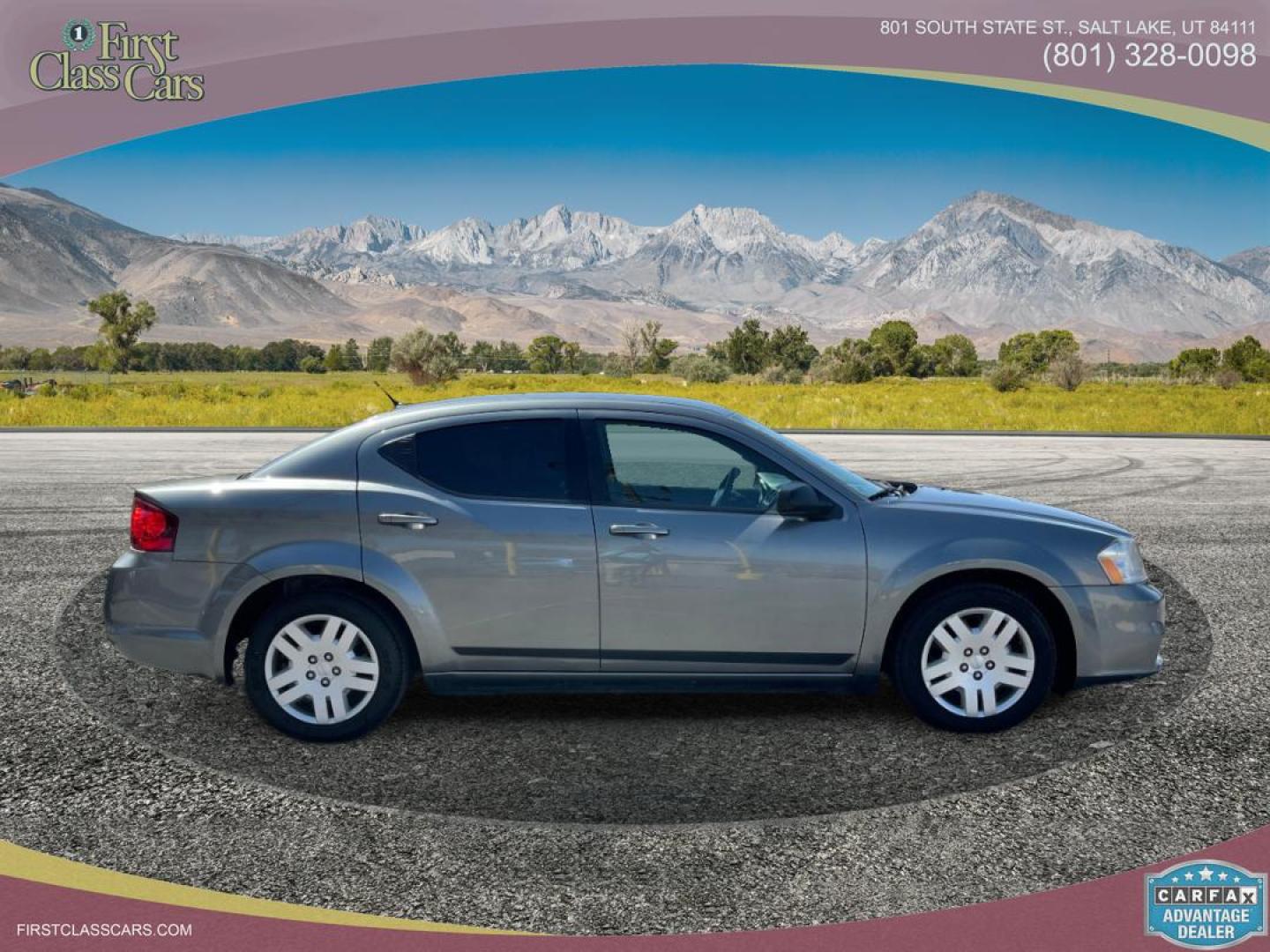 2013 Mineral Gray Metallic /Gray Cloth Dodge Avenger SE (1C3CDZAB5DN) with an 2.4L 4 Cyl. engine, Automatic transmission, located at 801 South State Street, Salt Lake City, UT, 84111, (801) 328-0098, 40.751953, -111.888206 - Life is crazy. Now is the time to buy! All of our prices are just dollars above our cost. These prices will change as soon as life isn't so crazy. So please call or come in. We are here to save you a lot of money! Our service department is OPEN DAILY to help with any of your service need - Photo#4