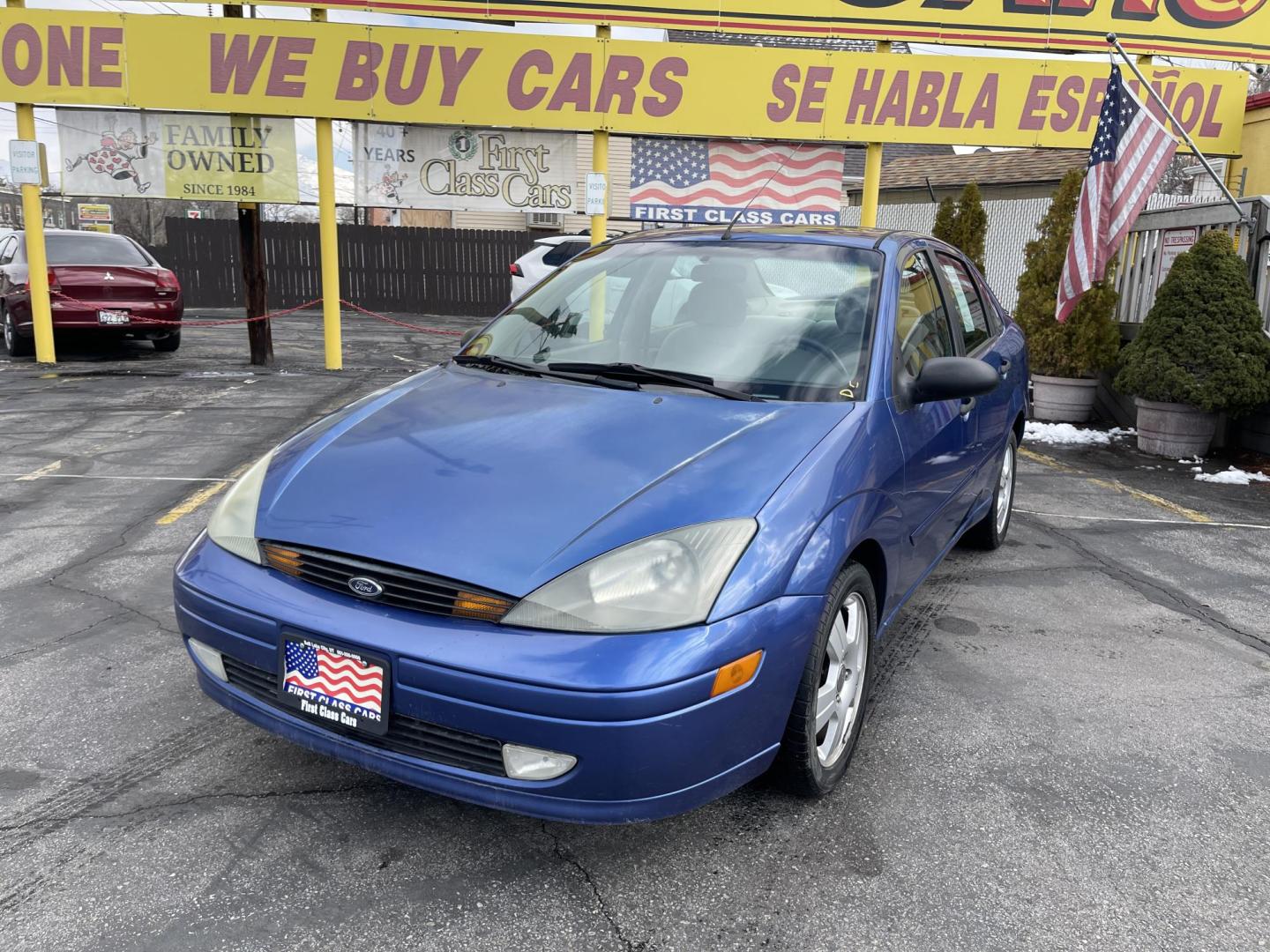 2004 French Blue Metallic /Gray Cloth Ford Focus ZTS (1FAFP38Z04W) with an 2.3L 4 Cyl. engine, Manual transmission, located at 801 South State Street, Salt Lake City, UT, 84111, (801) 328-0098, 40.751953, -111.888206 - Vehicle Features: ABS Brakes, Air Conditioning, Alloy Wheels, AM/FM Stereo, CD Audio, Cloth Seats, Cruise Control, Manual Transmission, Power Locks, Power Mirrors, Power Windows, Rear Defroster, Sunroof(s), Traction Control All advertised prices are just dollars above cost to make room for new in - Photo#1