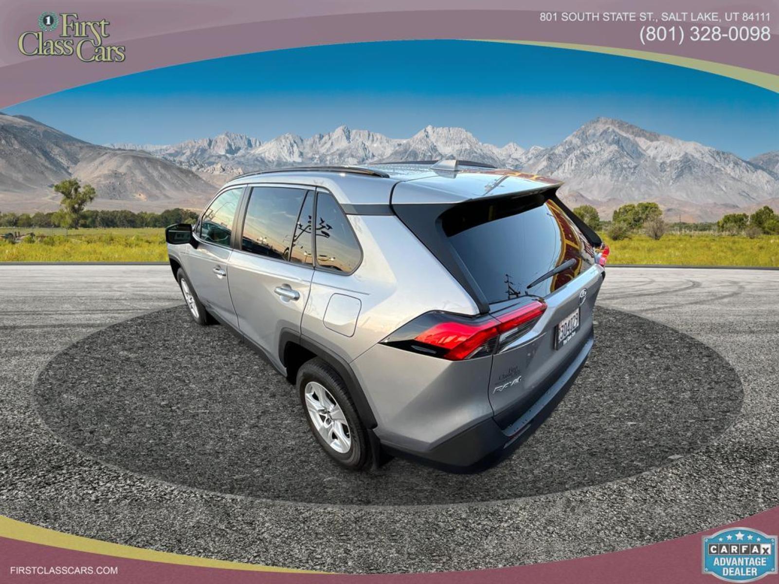 2019 Silver Sky Metallic /Black Cloth Toyota RAV4 XLE AWD (2T3P1RFV6KC) with an 2.5L 4 Cyl. engine, Automatic transmission, located at 801 South State Street, Salt Lake City, UT, 84111, (801) 328-0098, 40.751953, -111.888206 - Low Miles! Free Carfax!!! Wow! Extra clean!! Immaculate condition!! Dry Climate, No Rust, No Salt, No Snow, No Kids!! Free Carfax!! Must see!! Go to www.firstclasscars.com for more information and full disclaimer pertaining to the sale of this car Our service department is OPEN DAILY to help w - Photo #5