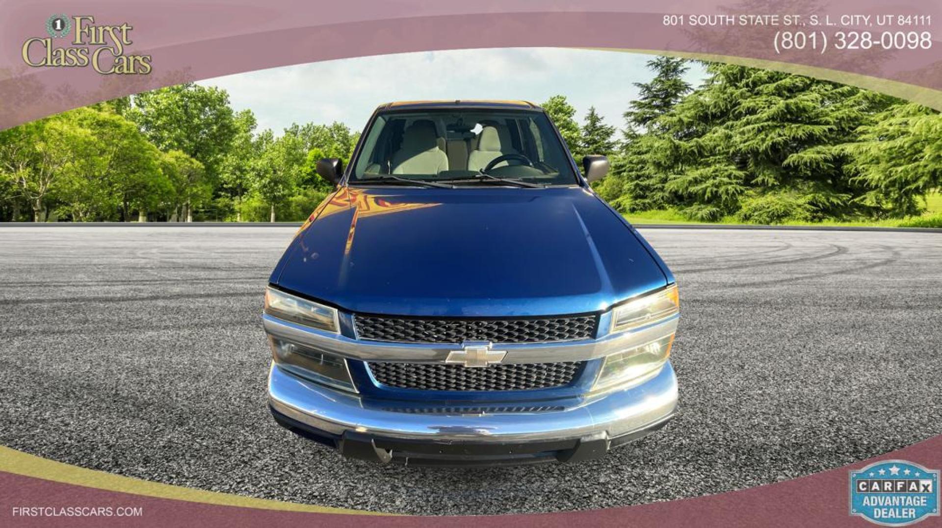 2005 Superior Blue Metallic /Gray Cloth Chevrolet Colorado LS Crew Cab (1GCCS136158) with an 3.5L 5 Cyl. engine, Automatic transmission, located at 801 South State Street, Salt Lake City, UT, 84111, (801) 328-0098, 40.751953, -111.888206 - Experience exceptional rides with our 2005 Chevrolet Colorado! Despite its age, this gem boasts reliable performance, robust power, and smooth handling. Perfectly maintained and affordably priced, it's an excellent choice for first-time owners or budget-conscious buyers. Grab this unbeatable deal wh - Photo#1