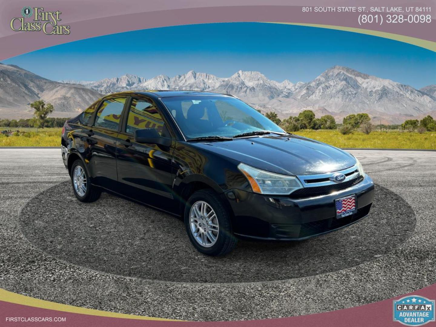 2011 Panther Black Metallic /Gray Cloth Ford Focus SE Sedan (1FAHP3FN8BW) with an 2.0L 4 Cyl. engine, Automatic transmission, located at 801 South State Street, Salt Lake City, UT, 84111, (801) 328-0098, 40.751953, -111.888206 - Life is crazy. Now is the time to buy! All of our prices are just dollars above our cost. These prices will change as soon as life isn't so crazy. So please call or come in. We are here to save you a lot of money! Our service department is OPEN DAILY to help with any of your service needs. P - Photo#2