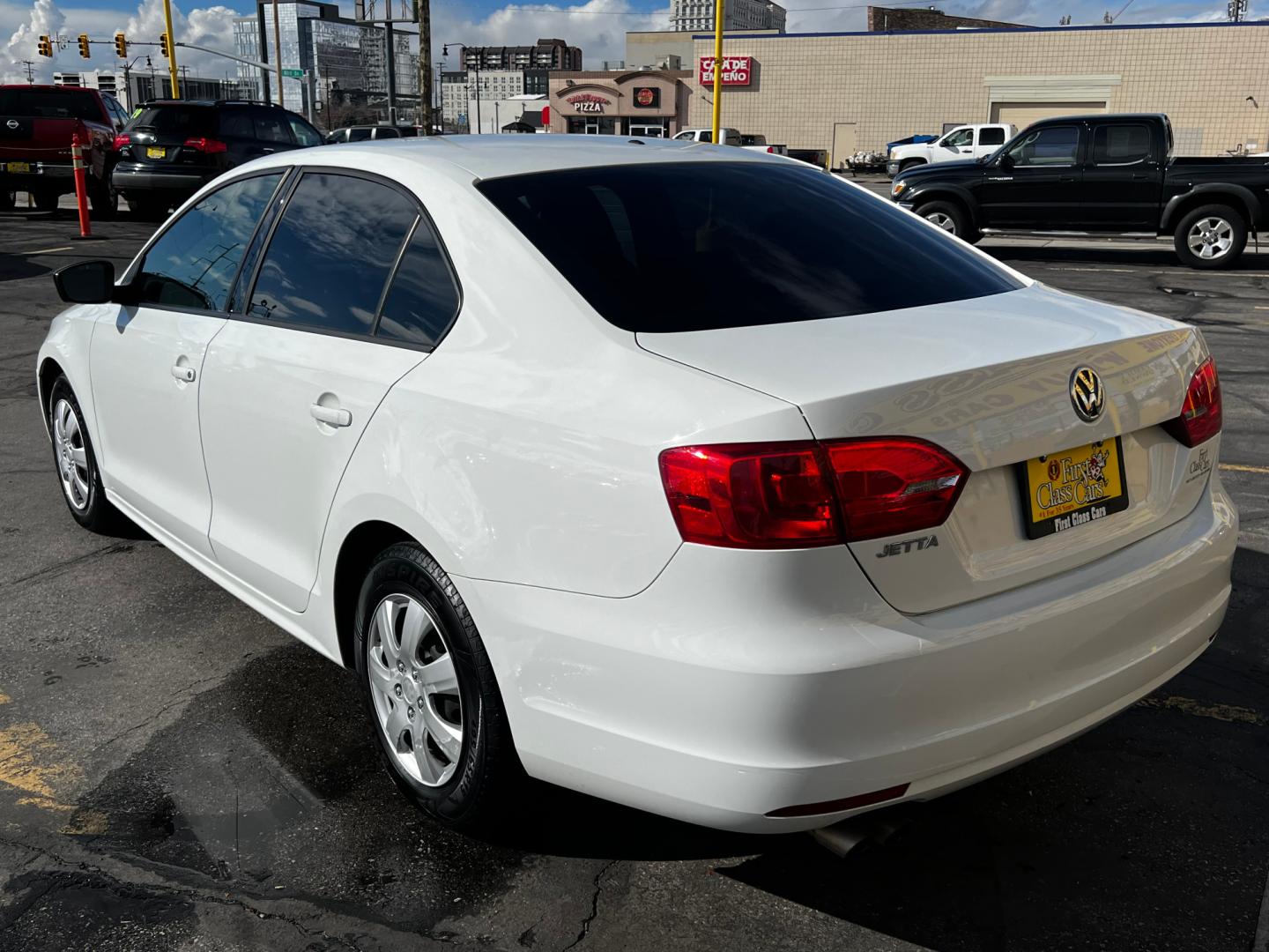 2014 Pure White /Gray Cloth Volkswagen Jetta S (3VW2K7AJ6EM) with an 2.0L 4 Cyl. engine, Automatic transmission, located at 801 South State Street, Salt Lake City, UT, 84111, (801) 328-0098, 40.751953, -111.888206 - Life is crazy. Now is the time to buy! All of our prices are just dollars above our cost. These prices will change as soon as life isn't so crazy. So please call or come in. We are here to save you a lot of money! Our service department is OPEN DAILY to help with any of your service needs. P - Photo#9