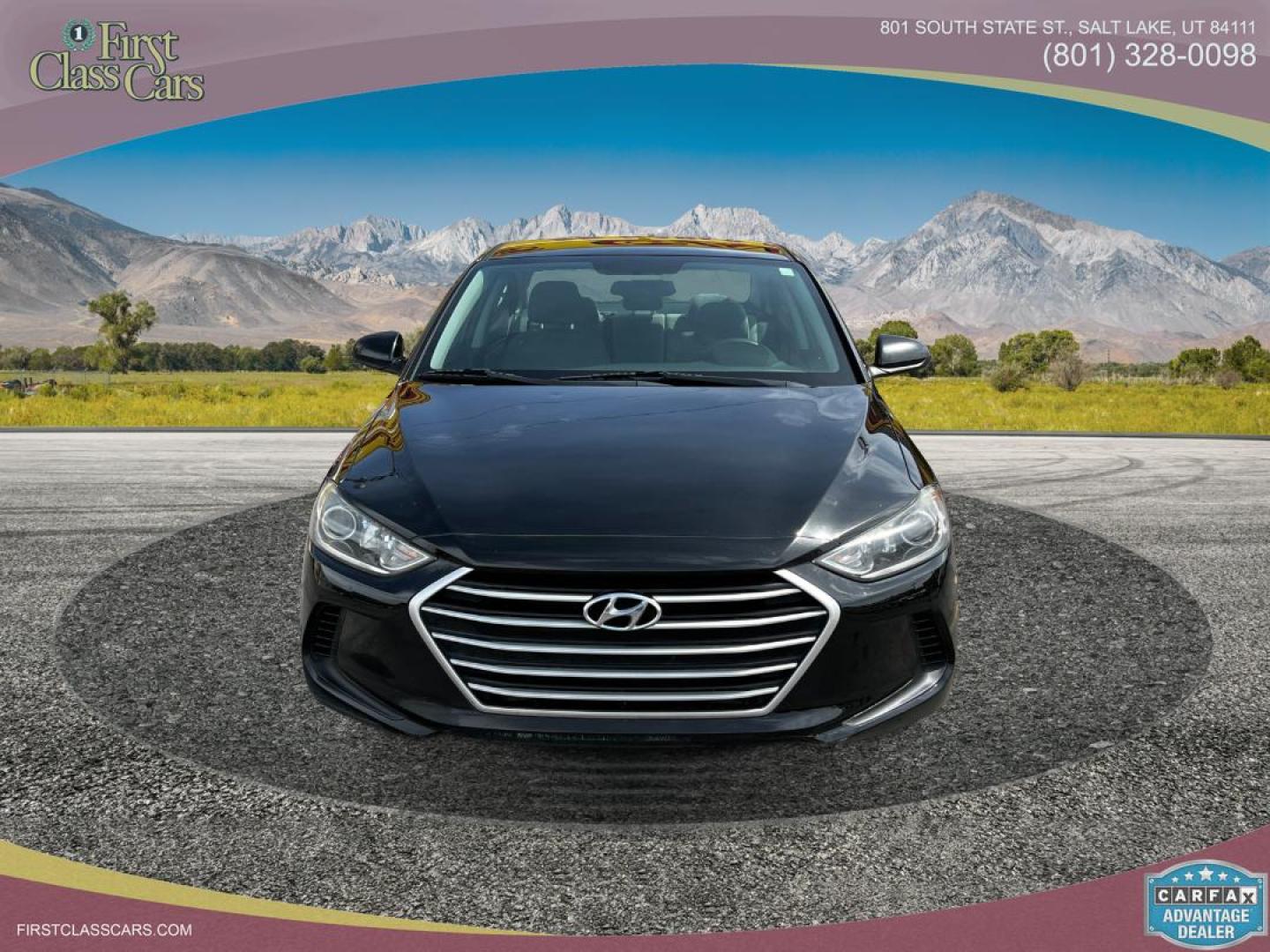 2017 Black Noir Pearl /Gray Cloth Hyundai Elantra SE (5NPD74LF8HH) with an 1.8L 4 Cyl. engine, Automatic transmission, located at 801 South State Street, Salt Lake City, UT, 84111, (801) 328-0098, 40.751953, -111.888206 - Free Carfax!!! Wow! Extra clean!! Immaculate condition!! Free Carfax!! Must see!! Go to www.firstclasscars.com for more information and full disclaimer pertaining to the sale of this car Our service department is OPEN DAILY to help with any of your service needs. Please call for immediate appoin - Photo#3