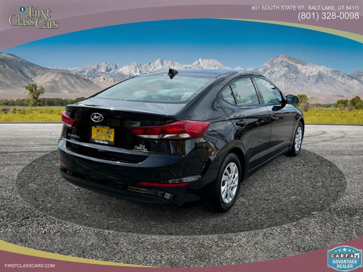 2017 Black Noir Pearl /Gray Cloth Hyundai Elantra SE (5NPD74LF8HH) with an 1.8L 4 Cyl. engine, Automatic transmission, located at 801 South State Street, Salt Lake City, UT, 84111, (801) 328-0098, 40.751953, -111.888206 - Free Carfax!!! Wow! Extra clean!! Immaculate condition!! Free Carfax!! Must see!! Go to www.firstclasscars.com for more information and full disclaimer pertaining to the sale of this car Our service department is OPEN DAILY to help with any of your service needs. Please call for immediate appoin - Photo#6