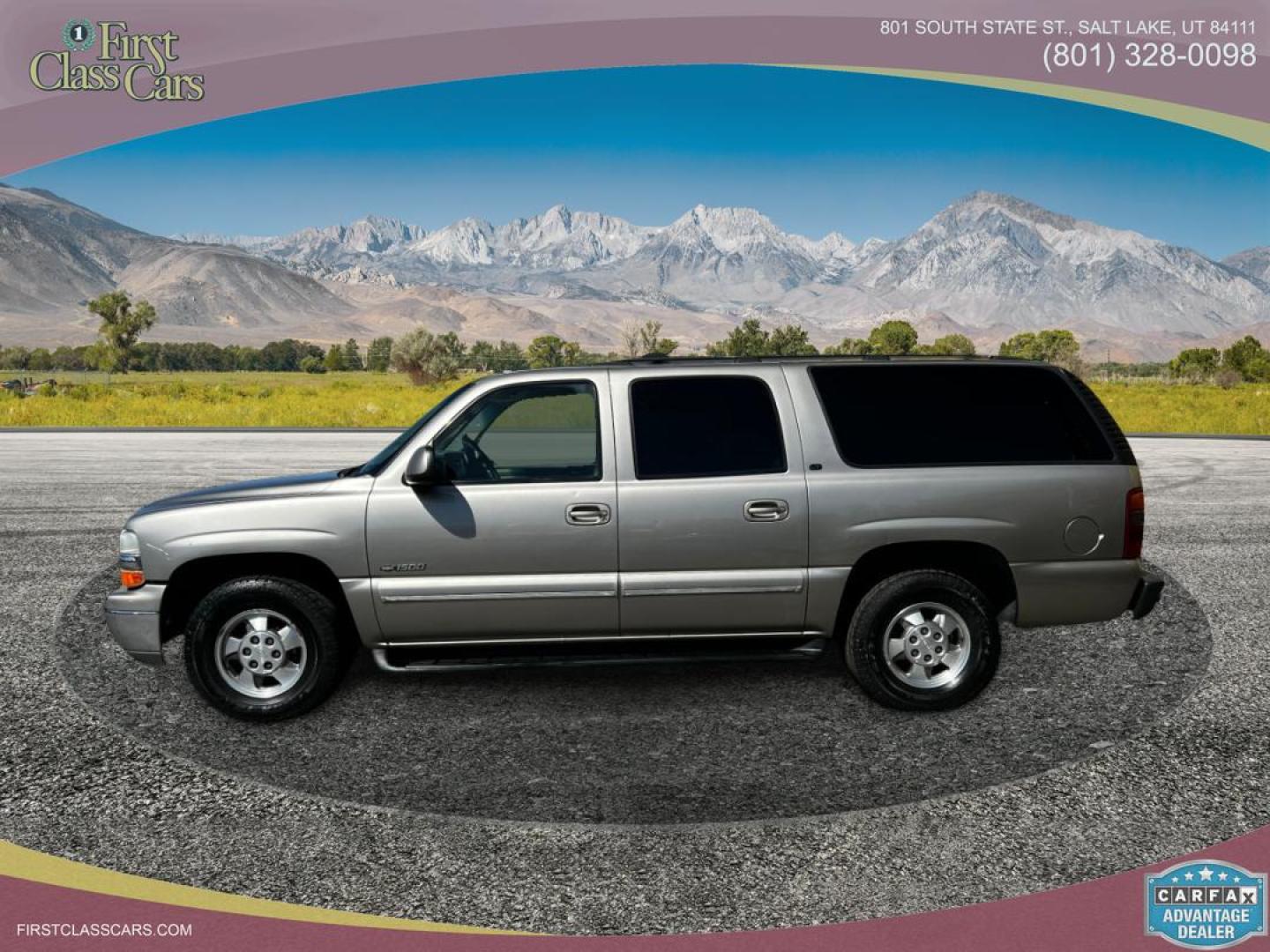 2001 Pewter Metallic /Tan Leather Chevrolet Suburban LT C1500 2WD (3GNEC16T41G) with an 5.3L V8 engine, Automatic transmission, located at 801 South State Street, Salt Lake City, UT, 84111, (801) 328-0098, 40.751953, -111.888206 - Life is crazy. Now is the time to buy! All of our prices are just dollars above our cost. These prices will change as soon as life isn't so crazy. So please call or come in. We are here to save you a lot of money! Our service department is OPEN DAILY to help with any of your service needs. - Photo#1