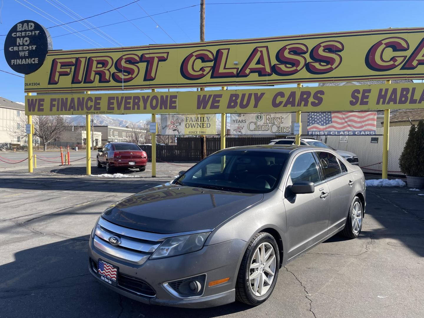 2012 Sterling Gray Metallic /Black Leather Ford Fusion SEL (3FAHP0JA4CR) with an 2.5L 4 Cyl. engine, Automatic transmission, located at 801 South State Street, Salt Lake City, UT, 84111, (801) 328-0098, 40.751953, -111.888206 - Life is crazy. Now is the time to buy! All of our prices are just dollars above our cost. These prices will change as soon as life isn't so crazy. So please call or come in. We are here to save you a lot of money! Our service department is OPEN DAILY to help with any of your service needs. P - Photo#0