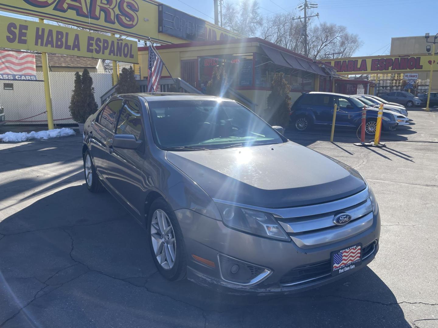 2012 Sterling Gray Metallic /Black Leather Ford Fusion SEL (3FAHP0JA4CR) with an 2.5L 4 Cyl. engine, Automatic transmission, located at 801 South State Street, Salt Lake City, UT, 84111, (801) 328-0098, 40.751953, -111.888206 - Life is crazy. Now is the time to buy! All of our prices are just dollars above our cost. These prices will change as soon as life isn't so crazy. So please call or come in. We are here to save you a lot of money! Our service department is OPEN DAILY to help with any of your service needs. P - Photo#3