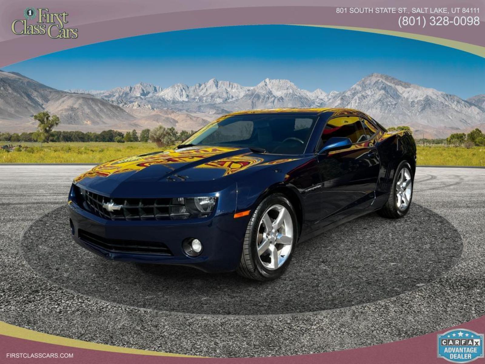 2012 Imperial Blue Metallic /Gray Cloth Chevrolet Camaro LT (2G1FB1E33C9) with an 3.6L V6 engine, Automatic transmission, located at 801 South State Street, Salt Lake City, UT, 84111, (801) 328-0098, 40.751953, -111.888206 - Life is crazy. Now is the time to buy! All of our prices are just dollars above our cost. These prices will change as soon as life isn't so crazy. So please call or come in. We are here to save you a lot of money! Our service department is OPEN DAILY to help with any of your service needs. P - Photo #0