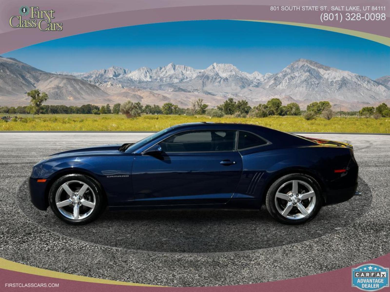 2012 Imperial Blue Metallic /Gray Cloth Chevrolet Camaro LT (2G1FB1E33C9) with an 3.6L V6 engine, Automatic transmission, located at 801 South State Street, Salt Lake City, UT, 84111, (801) 328-0098, 40.751953, -111.888206 - Life is crazy. Now is the time to buy! All of our prices are just dollars above our cost. These prices will change as soon as life isn't so crazy. So please call or come in. We are here to save you a lot of money! Our service department is OPEN DAILY to help with any of your service needs. P - Photo #1