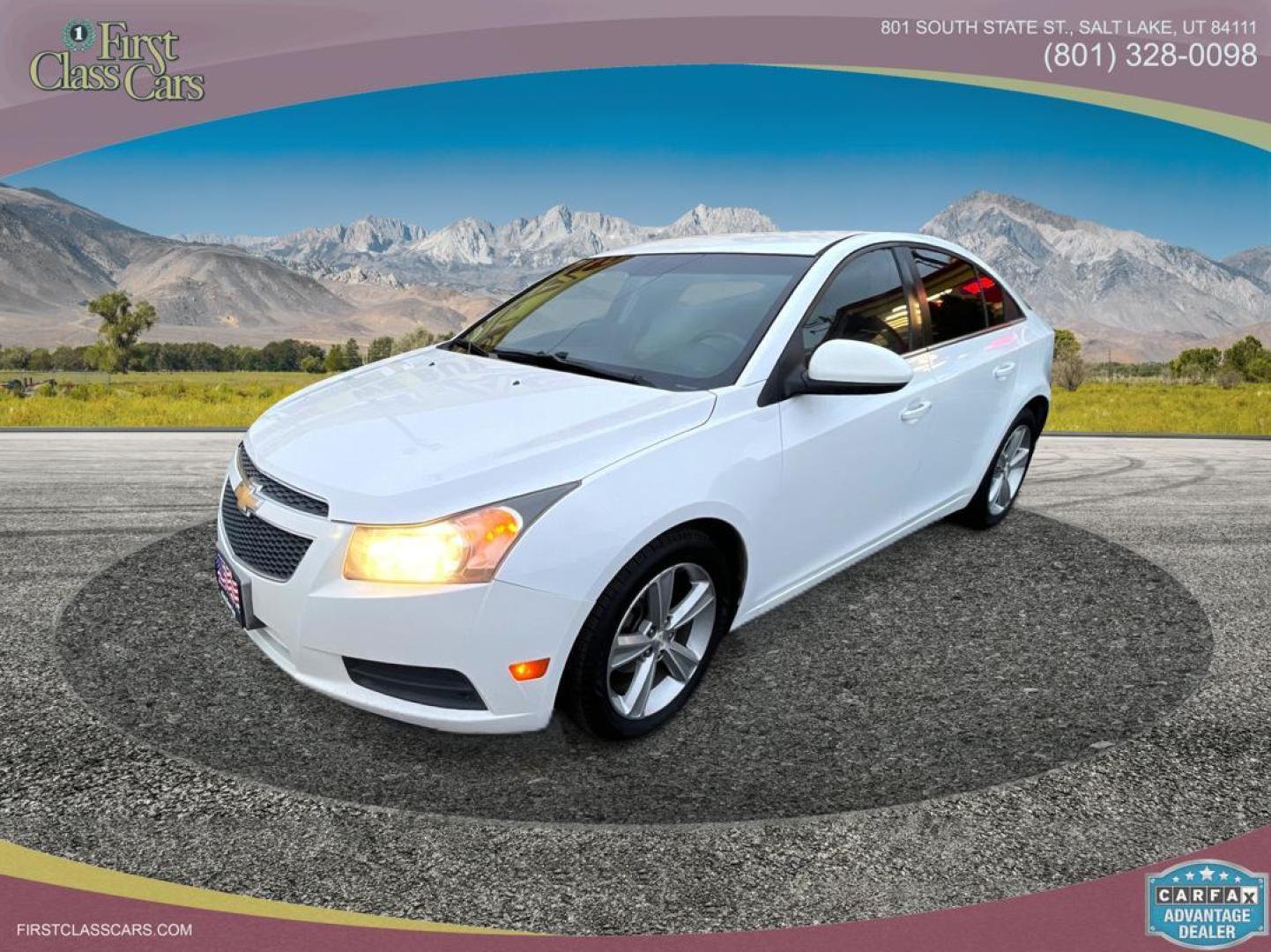 2013 Artic White /TAN Chevrolet Cruze LT (1G1PE5SB6D7) with an 1.4L 4 CYLINDER engine, AUTOMATIC transmission, located at 801 South State Street, Salt Lake City, UT, 84111, (801) 328-0098, 40.751953, -111.888206 - Experience true performance & comfort with this 2013 used Chevrolet Cruze. Outstanding fuel efficiency, seamless connectivity, and sophisticated style - all at an affordable price. Spend less, drive more, and live life to the fullest! Features:ABS Brakes, AM/FM Stereo, Air Conditioning, Alloy Whe - Photo#0