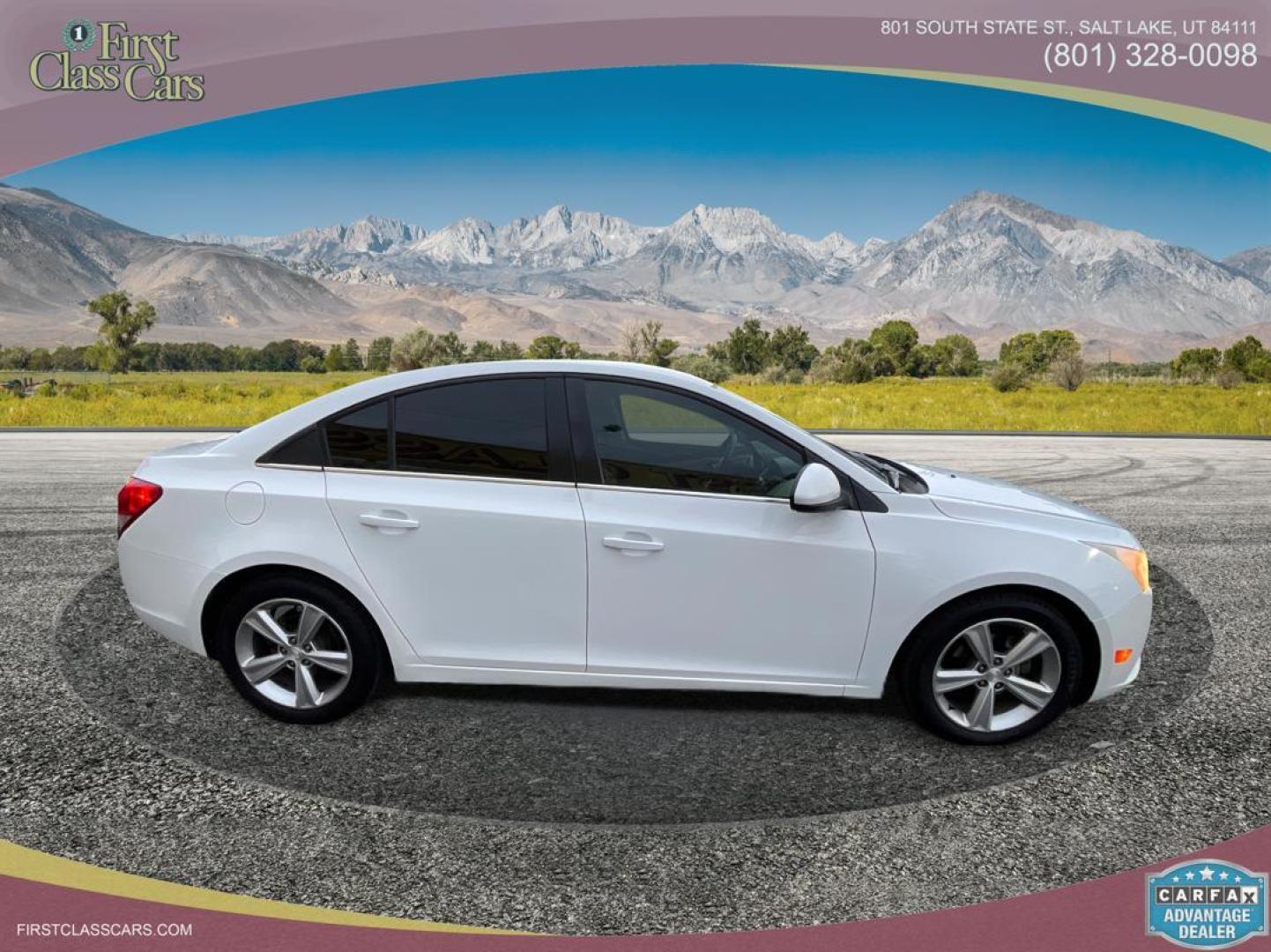 2013 Artic White /TAN Chevrolet Cruze LT (1G1PE5SB6D7) with an 1.4L 4 CYLINDER engine, AUTOMATIC transmission, located at 801 South State Street, Salt Lake City, UT, 84111, (801) 328-0098, 40.751953, -111.888206 - Experience true performance & comfort with this 2013 used Chevrolet Cruze. Outstanding fuel efficiency, seamless connectivity, and sophisticated style - all at an affordable price. Spend less, drive more, and live life to the fullest! Features:ABS Brakes, AM/FM Stereo, Air Conditioning, Alloy Whe - Photo#2