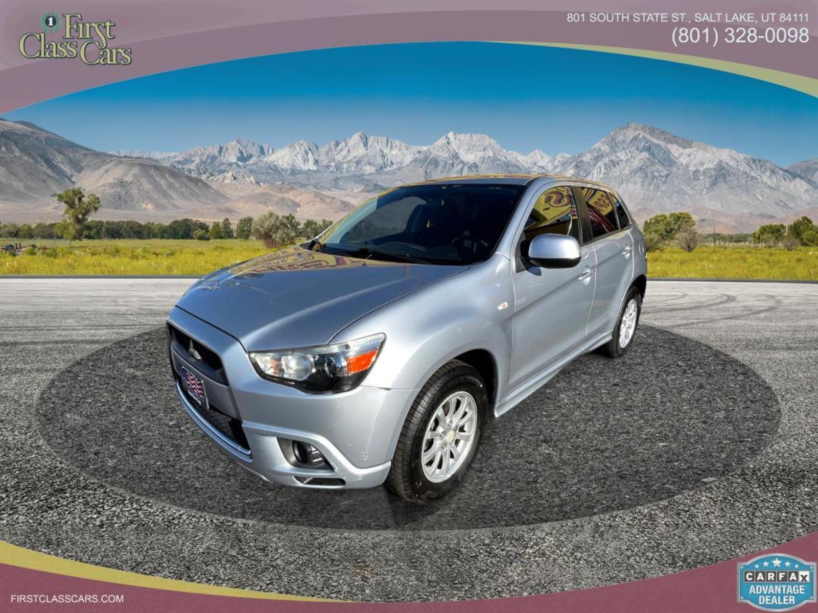 2012 Sunlight Silver Metallic /Black Mitsubishi Outlander Sport ES (JA4AP3AU6CZ) with an 4 Cylinder 2.0L engine, AUTOMATIC transmission, located at 801 South State Street, Salt Lake City, UT, 84111, (801) 328-0098, 40.751953, -111.888206 - Experience a perfect blend of style and power in this 2012 Mitsubishi Outlander Sport. Comes power-packed with smooth handling, comfortable interiors and unbeatable mileage. Grab this fantastic deal for a reliable, used vehicle before it's gone! Your exciting journey starts here. Features:ABS Bra - Photo #0