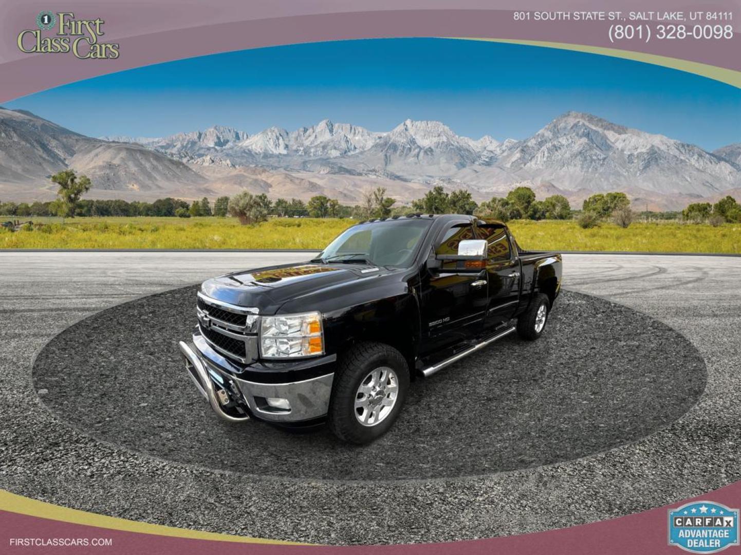 2012 Black /Black Chevrolet Silverado 3500HD (1GC4K1E81CF) , Allison Transmission transmission, located at 801 South State Street, Salt Lake City, UT, 84111, (801) 328-0098, 40.751953, -111.888206 - 3500HD LTZ DURAMAX DIESEL 6.6L, Loaded with features, 4x4, ALLISON TRANSMISSION, GREAT TIRES, BED LINER, LEATHER SEATS, BACKUP CAMERA, POWER SEATS, POWER LOCKS, POWER WINDOWS, Parking Sensors, AM/FM Aux input, Blutooth, GPS Navigation system, Rear Entertainment system, - Photo#0