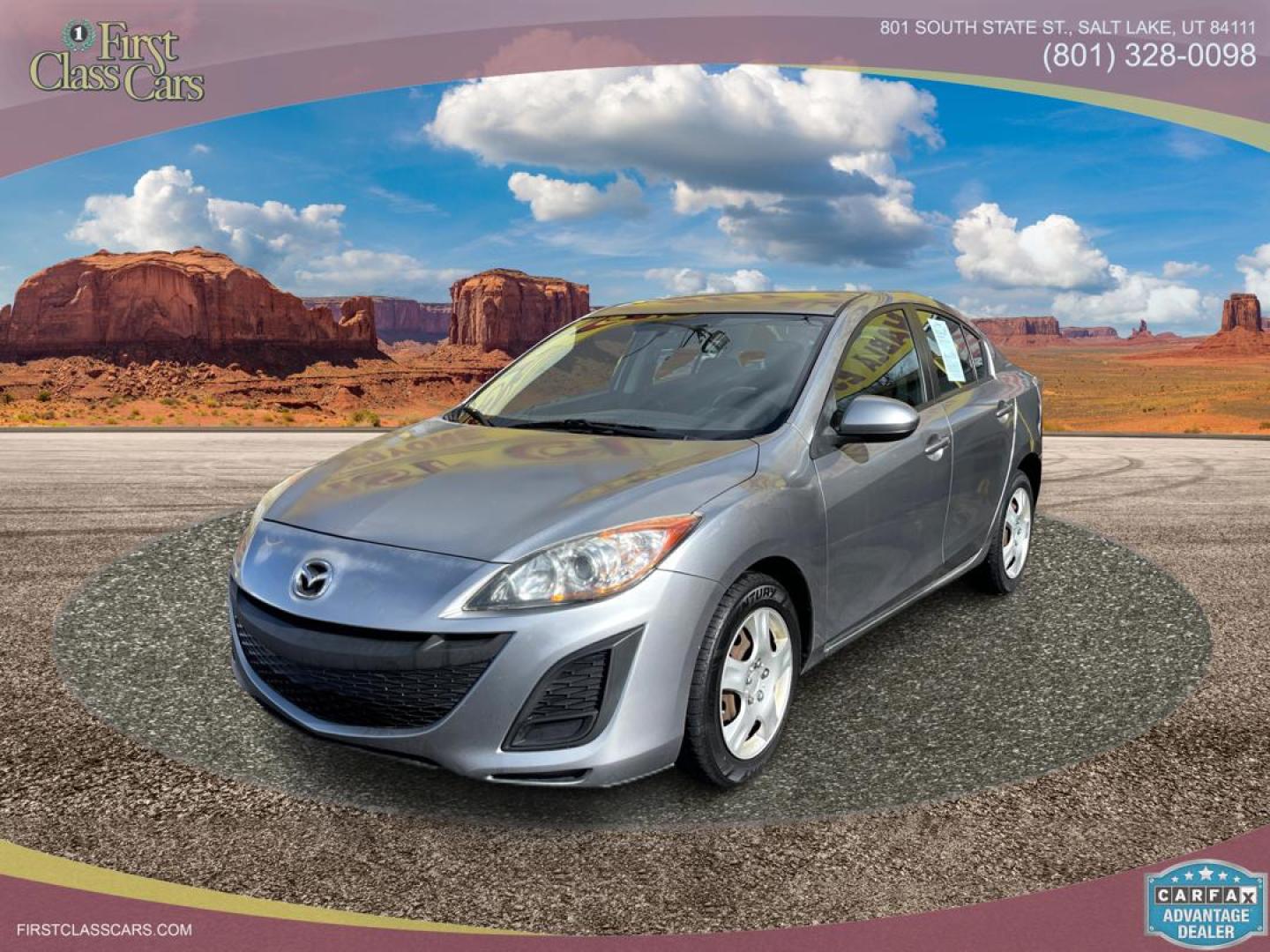 2010 Platinum Gray Metallic /Black Mazda MAZDA3 i (JM1BL1SF6A1) with an 2.0 Liter 4 Cylinder engine, Manual transmission, located at 801 South State Street, Salt Lake City, UT, 84111, (801) 328-0098, 40.751953, -111.888206 - Features: ABS Brakes, AM/FM Stereo, Air Conditioning, Alloy Wheels, Auxiliary Audio Input, Bluetooth Technology, CD Audio, Cloth Seats, Cruise Control, Overhead Airbags, Power Locks, Power Mirrors, Power Windows, Rear Defroster, Side Airbags, Touring Package, Traction Control - Photo#0