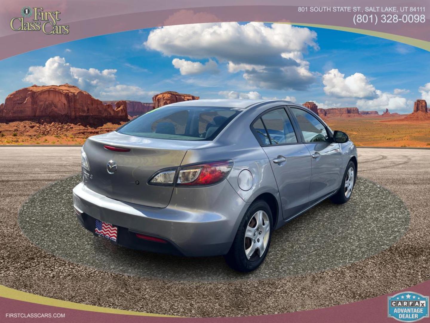 2010 Platinum Gray Metallic /Black Mazda MAZDA3 i (JM1BL1SF6A1) with an 2.0 Liter 4 Cylinder engine, Manual transmission, located at 801 South State Street, Salt Lake City, UT, 84111, (801) 328-0098, 40.751953, -111.888206 - Features: ABS Brakes, AM/FM Stereo, Air Conditioning, Alloy Wheels, Auxiliary Audio Input, Bluetooth Technology, CD Audio, Cloth Seats, Cruise Control, Overhead Airbags, Power Locks, Power Mirrors, Power Windows, Rear Defroster, Side Airbags, Touring Package, Traction Control - Photo#3