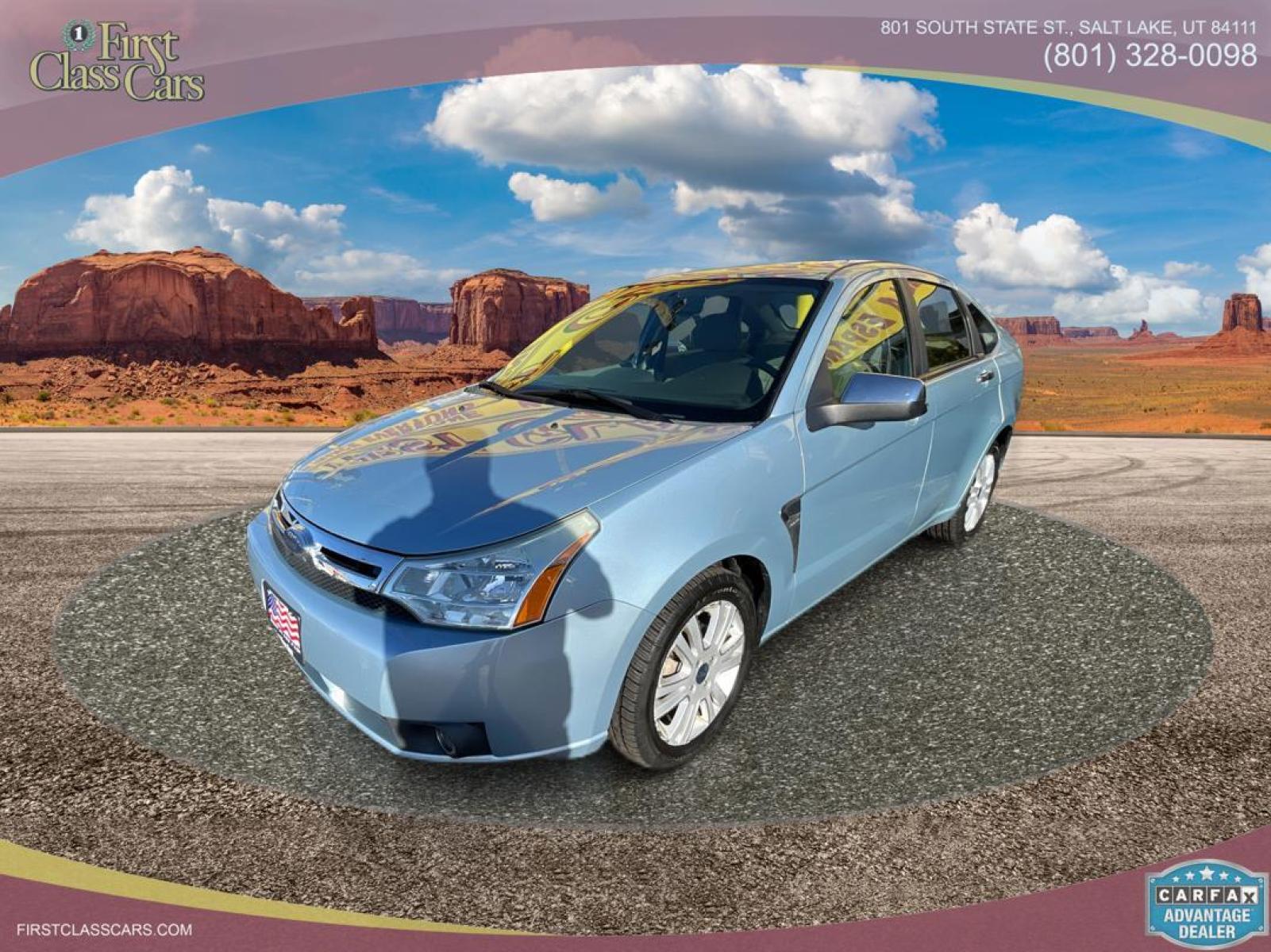 2008 Superior Blue Metallic /Gray Ford Focus SE (1FAHP35N38W) with an 2.0 Liter 4 Cylinder engine, AUTOMATIC transmission, located at 801 South State Street, Salt Lake City, UT, 84111, (801) 328-0098, 40.751953, -111.888206 - LOW Miles hard to find! Check out this 2008 Ford Focus, an enduring classic! It offers outstanding fuel efficiency, a comfortable interior, and smooth handling. It comes with a reliable history and promises consistent performance. Perfect for anyone seeking a budget-friendly, quality ride. Don't mis - Photo #0