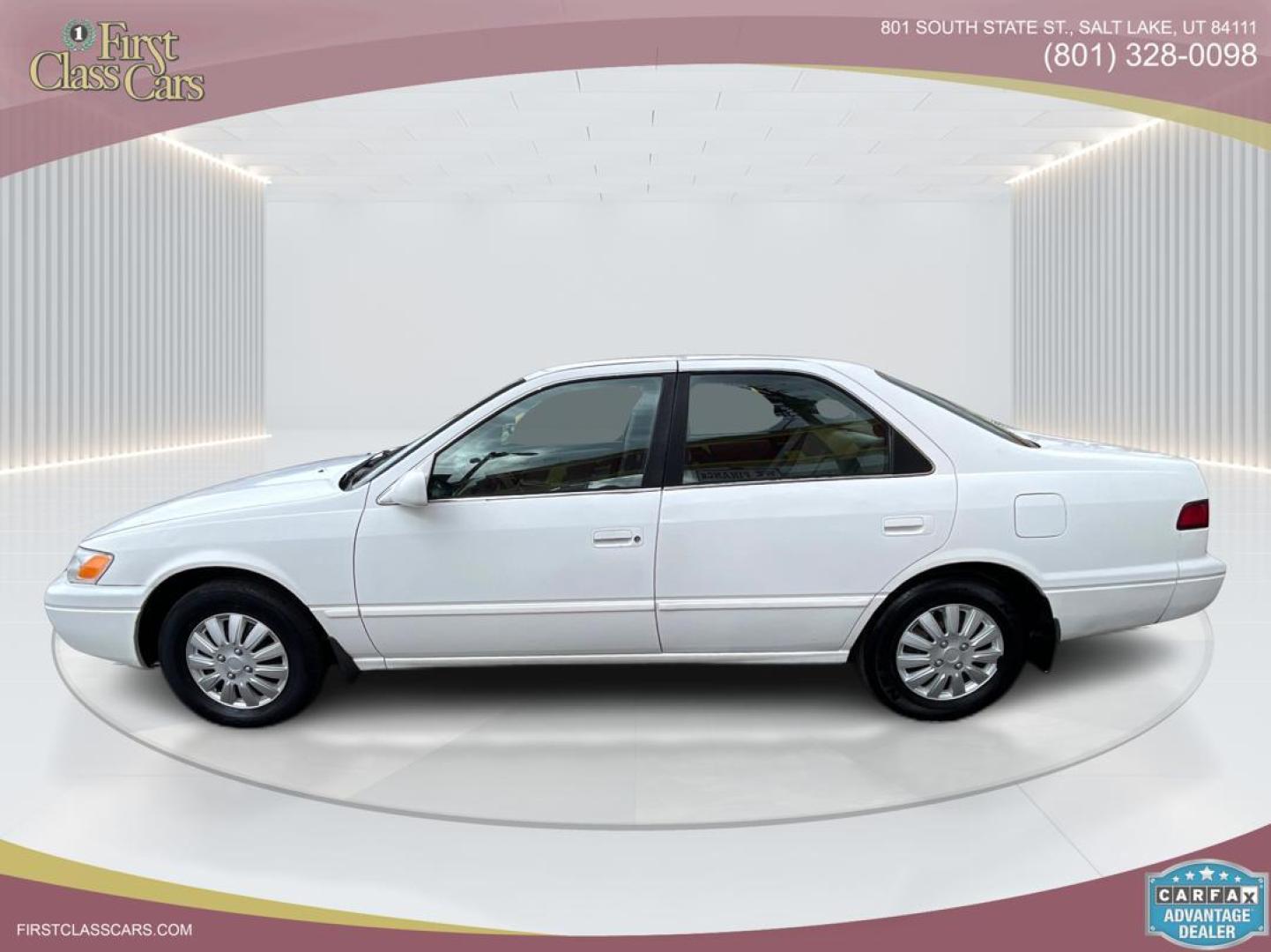 1999 Pure White /Tan Toyota Camry LE (JT2BG28KXX0) with an 2.2Liter 4 Cylinder engine, Automatic transmission, located at 801 South State Street, Salt Lake City, UT, 84111, (801) 328-0098, 40.751953, -111.888206 - Top Features:Cloth Seats, ABS Brakes, CD Audio, Power Mirrors, Side Airbags, AM/FM Stereo, Cassette Player, Power Seat(s), Air Conditioning, Cruise Control, Power Windows, Automatic Transmission, Power Locks, Rear Defroster "Experience unbeatable reliability with this 1999 used Toyota Camry. Boas - Photo#6