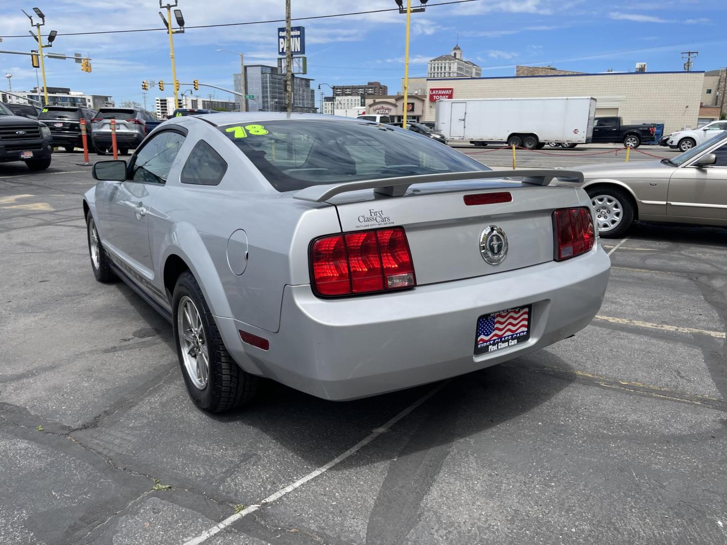 2005 Silver Sky Metallic /Black Ford Mustang Base (1ZVFT80N055) with an 4.0 L V6 engine, Automatic transmission, located at 801 South State Street, Salt Lake City, UT, 84111, (801) 328-0098, 40.751953, -111.888206 - Clean title! no rebuilt restored nice Mustang hard to find! Must see!!! Features: Alloy Wheels, Cloth Seats, ABS Brakes, Automatic Transmission, Power Locks, Power Windows, AM/FM Stereo, CD Audio, Power Mirrors, Rear Defroster, Air Conditioning, Cruise Control, Power Seat(s), Rear Spoiler - Photo#7