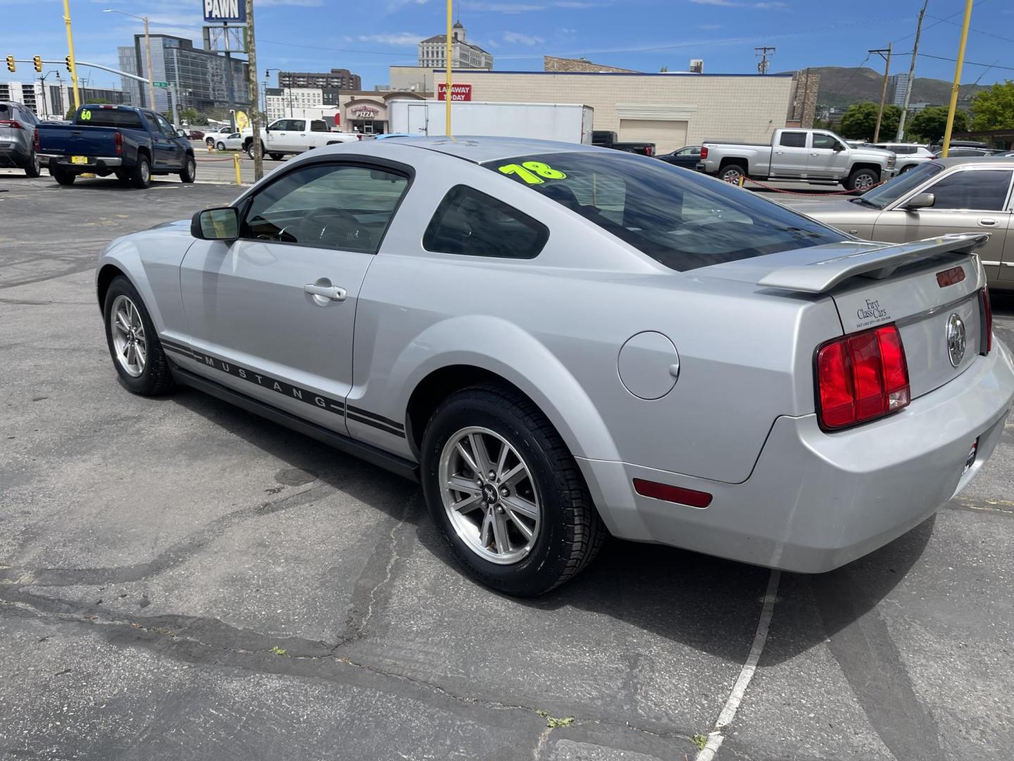 2005 Silver Sky Metallic /Black Ford Mustang Base (1ZVFT80N055) with an 4.0 L V6 engine, Automatic transmission, located at 801 South State Street, Salt Lake City, UT, 84111, (801) 328-0098, 40.751953, -111.888206 - Clean title! no rebuilt restored nice Mustang hard to find! Must see!!! Features: Alloy Wheels, Cloth Seats, ABS Brakes, Automatic Transmission, Power Locks, Power Windows, AM/FM Stereo, CD Audio, Power Mirrors, Rear Defroster, Air Conditioning, Cruise Control, Power Seat(s), Rear Spoiler - Photo#8