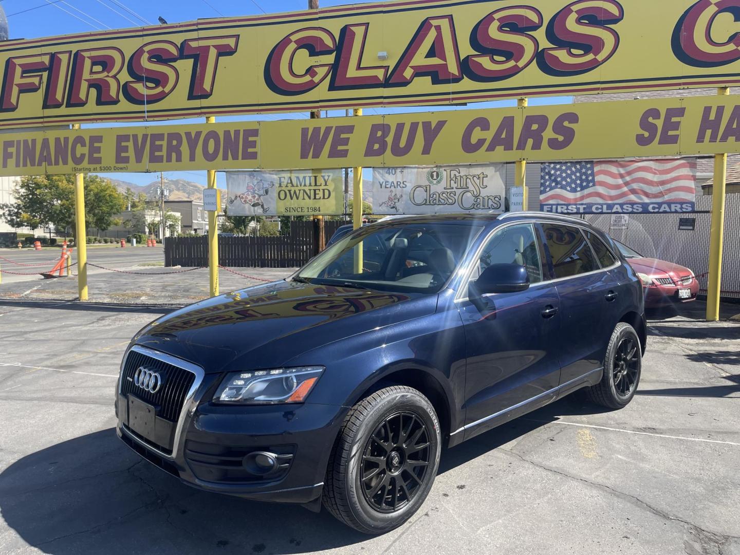 2010 Blue /Tan Audi Q5 Premium Plus (WA1LKAFP2AA) with an 3.2L V6 engine, Automatic transmission, located at 801 South State Street, Salt Lake City, UT, 84111, (801) 328-0098, 40.751953, -111.888206 - Features: 4WD/AWD, Panoramic Sunroof, Alloy Wheels, Parking Sensors, Bluetooth Technology, Power Hatch/Deck Lid, Front Seat Heaters, Rear View Camera, Leather Seats, Satellite Radio Ready, Memory Seat(s), ABS Brakes, CD Audio, Power Locks, Rear Defroster, AM/FM Stereo, Cruise Control, Power Mirrors, - Photo#0