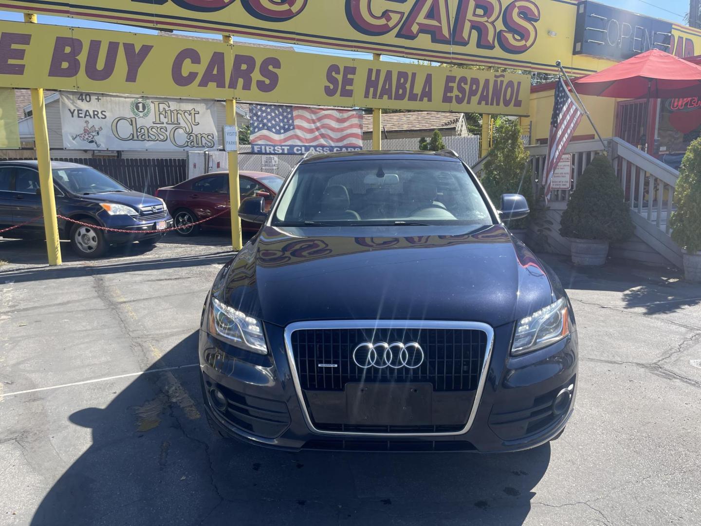 2010 Blue /Tan Audi Q5 Premium Plus (WA1LKAFP2AA) with an 3.2L V6 engine, Automatic transmission, located at 801 South State Street, Salt Lake City, UT, 84111, (801) 328-0098, 40.751953, -111.888206 - Features: 4WD/AWD, Panoramic Sunroof, Alloy Wheels, Parking Sensors, Bluetooth Technology, Power Hatch/Deck Lid, Front Seat Heaters, Rear View Camera, Leather Seats, Satellite Radio Ready, Memory Seat(s), ABS Brakes, CD Audio, Power Locks, Rear Defroster, AM/FM Stereo, Cruise Control, Power Mirrors, - Photo#2