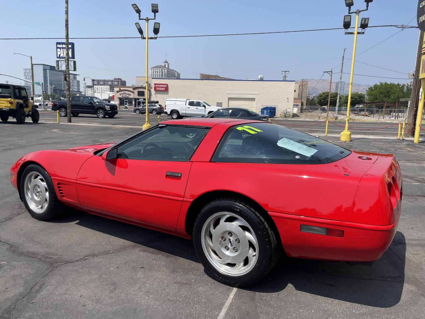 1996 Salsa Red Pearl /Black Chevrolet Corvette Coupe (1G1YY22P0T5) with an 5.7L V8 OHV 12V engine, Automatic transmission, located at 801 South State Street, Salt Lake City, UT, 84111, (801) 328-0098, 40.751953, -111.888206 - 1 Owner car! Immaculate condition! Super low miles! No accidents on the Carfax history report. 1 owner very clean!!! Immaculate condition for the year make and miles! A must see for Corvette collectors and enthusiasts. Hard car to find. Features: Alloy Wheels, Leather Seats, ABS Brakes, Automatic - Photo#12