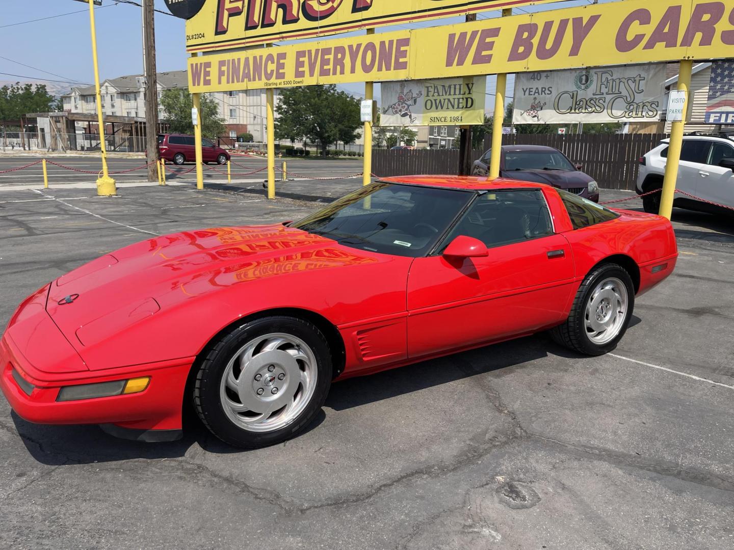 1996 Salsa Red Pearl /Black Chevrolet Corvette Coupe (1G1YY22P0T5) with an 5.7L V8 OHV 12V engine, Automatic transmission, located at 801 South State Street, Salt Lake City, UT, 84111, (801) 328-0098, 40.751953, -111.888206 - 1 Owner car! Immaculate condition! Super low miles! No accidents on the Carfax history report. 1 owner very clean!!! Immaculate condition for the year make and miles! A must see for Corvette collectors and enthusiasts. Hard car to find. Features: Alloy Wheels, Leather Seats, ABS Brakes, Automatic - Photo#14