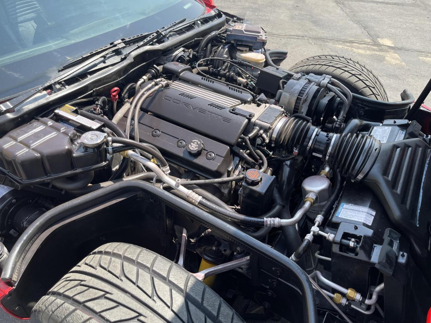 1996 Salsa Red Pearl /Black Chevrolet Corvette Coupe (1G1YY22P0T5) with an 5.7L V8 OHV 12V engine, Automatic transmission, located at 801 South State Street, Salt Lake City, UT, 84111, (801) 328-0098, 40.751953, -111.888206 - 1 Owner car! Immaculate condition! Super low miles! No accidents on the Carfax history report. 1 owner very clean!!! Immaculate condition for the year make and miles! A must see for Corvette collectors and enthusiasts. Hard car to find. Features: Alloy Wheels, Leather Seats, ABS Brakes, Automatic - Photo#22