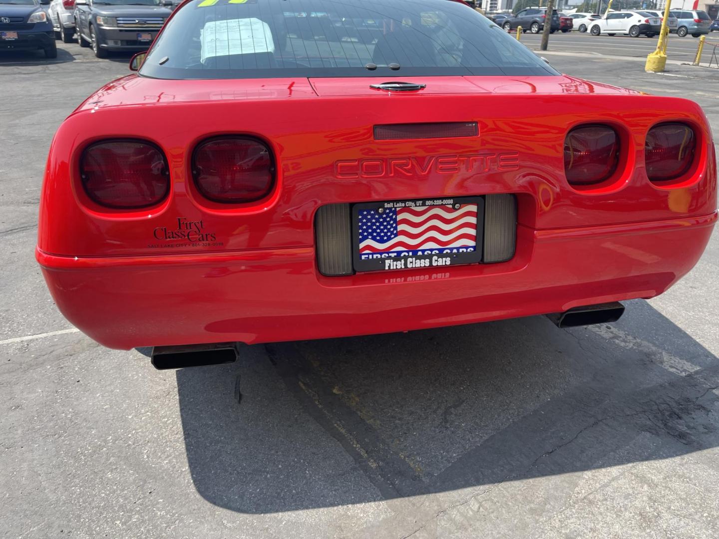 1996 Salsa Red Pearl /Black Chevrolet Corvette Coupe (1G1YY22P0T5) with an 5.7L V8 OHV 12V engine, Automatic transmission, located at 801 South State Street, Salt Lake City, UT, 84111, (801) 328-0098, 40.751953, -111.888206 - 1 Owner car! Immaculate condition! Super low miles! No accidents on the Carfax history report. 1 owner very clean!!! Immaculate condition for the year make and miles! A must see for Corvette collectors and enthusiasts. Hard car to find. Features: Alloy Wheels, Leather Seats, ABS Brakes, Automatic - Photo#32