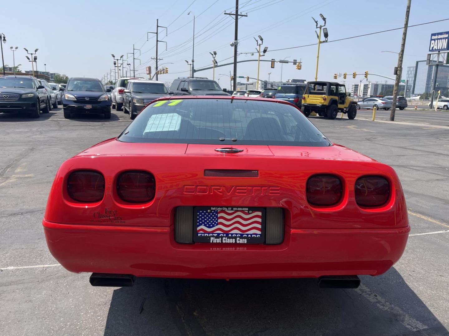 1996 Salsa Red Pearl /Black Chevrolet Corvette Coupe (1G1YY22P0T5) with an 5.7L V8 OHV 12V engine, Automatic transmission, located at 801 South State Street, Salt Lake City, UT, 84111, (801) 328-0098, 40.751953, -111.888206 - 1 Owner car! Immaculate condition! Super low miles! No accidents on the Carfax history report. 1 owner very clean!!! Immaculate condition for the year make and miles! A must see for Corvette collectors and enthusiasts. Hard car to find. Features: Alloy Wheels, Leather Seats, ABS Brakes, Automatic - Photo#10