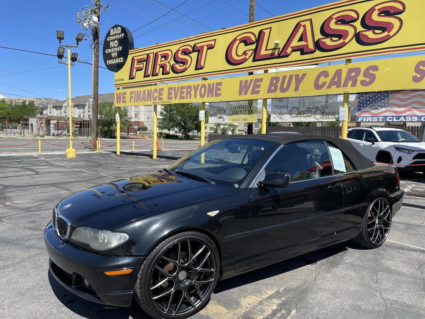 2005 /Black BMW 3-Series 325Ci convertible (WBABW33495P) with an 2.5L L6 DOHC 24V engine, Automatic transmission, located at 801 South State Street, Salt Lake City, UT, 84111, (801) 328-0098, 40.751953, -111.888206 - Features: Alloy Wheels, Leather Seats, Front Seat Heaters, Memory Seat(s), Harman Kardon Sound, Soft Top, ABS Brakes, CD Audio, Power Seat(s), Traction Control, AM/FM Stereo, Cruise Control, Power Windows, Air Conditioning, Power Locks, Rear Defroster, Automatic Transmission, Power Mirrors, Side Air - Photo#0