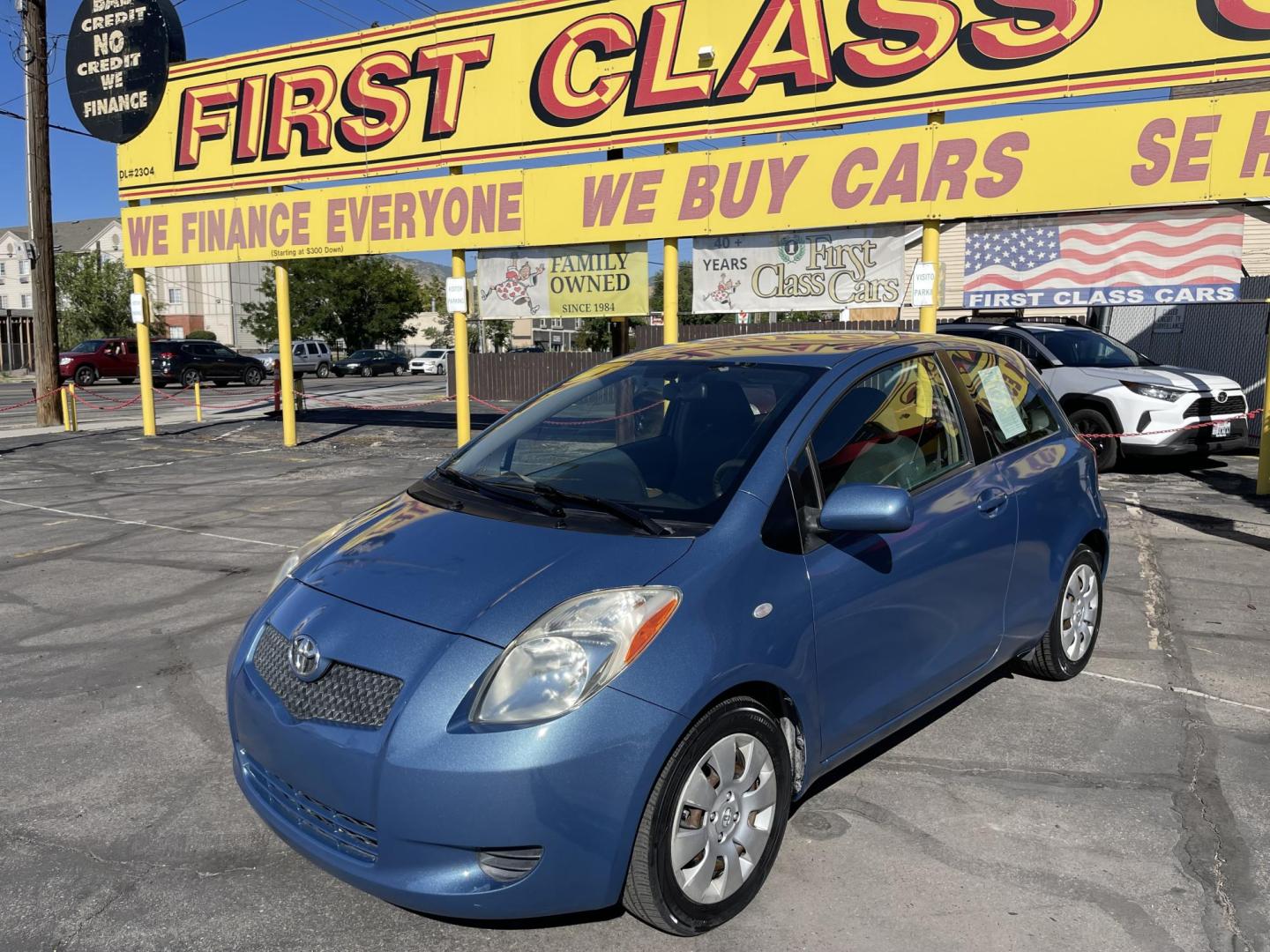 2008 Blue /Tan Toyota Yaris Liftback (JTDJT923785) with an 1.5L L4 DOHC 16V engine, Manual transmission, located at 801 South State Street, Salt Lake City, UT, 84111, (801) 328-0098, 40.751953, -111.888206 - Clean 1 owner! Clean title! Great gas mileage gets over 35-40 MPG with a manual transmission and 1.5 liter 4 cylinder! Perfect commuter car for anyone who drives to work over 20-50 miles! This is a perfect car to travel on long distance trips to save gas money! Features: Cloth Seats, AM/FM Stereo, - Photo#0