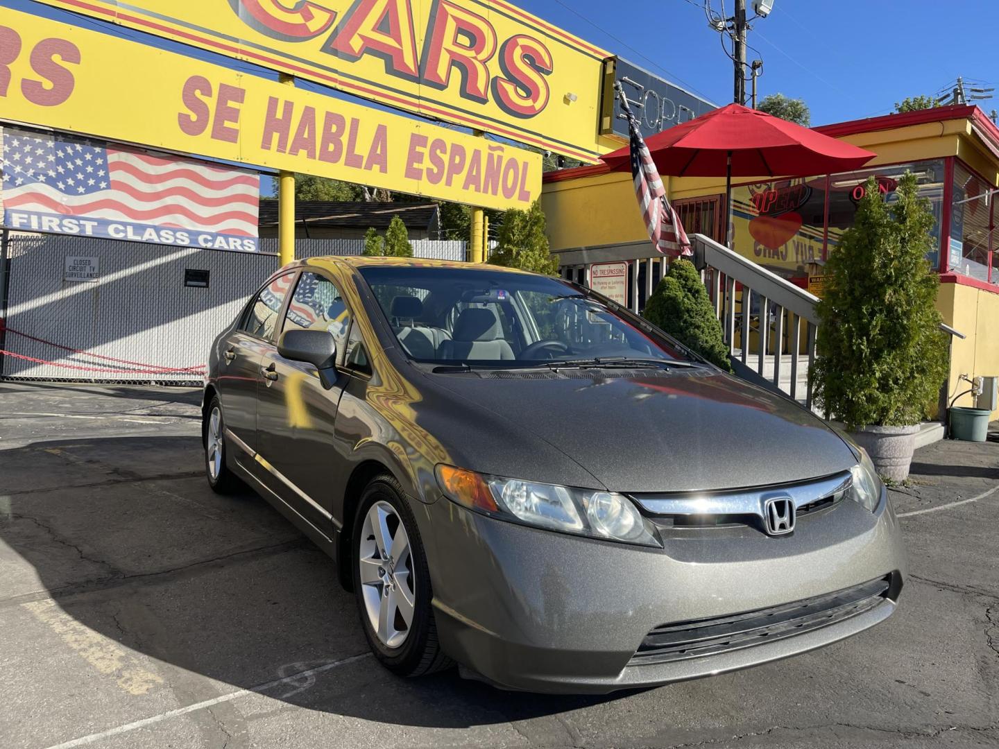 2006 Mineral Gray Metallic /Gray Honda Civic EX Sedan (1HGFA15826L) with an 1.8L L4 SOHC 16V engine, 5-Speed Manual transmission, located at 801 South State Street, Salt Lake City, UT, 84111, (801) 328-0098, 40.751953, -111.888206 - Clean title! Clean Carfax no rebuilt restored, dry climate car hasn't been in the Utah snow yet! Great on gas with a manual transmission 4 cylinder you will get well over 35 MPG!!! Great commuter car to and from work!!! Features: Alloy Wheels, Cloth Seats, Satellite Radio Ready, Sunroof(s), ABS B - Photo#3