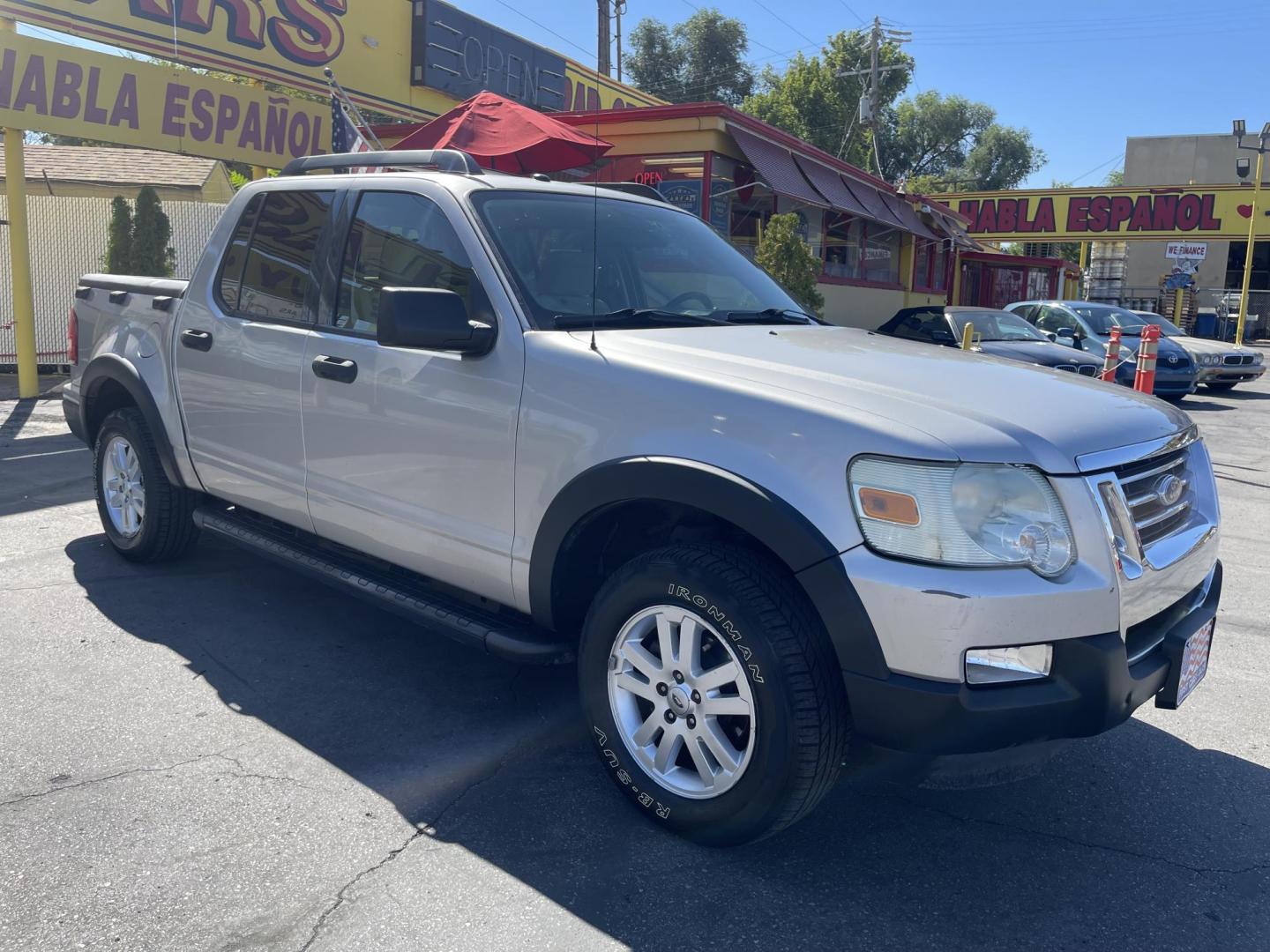 2008 Silver Sky Metallic /Tan Ford Explorer Sport Trac XLT 4.0L 2WD (1FMEU31E58U) with an 4.0L V6 SOHC 12V engine, 5-Speed Automatic transmission, located at 801 South State Street, Salt Lake City, UT, 84111, (801) 328-0098, 40.751953, -111.888206 - Super clean hard to find! Clean Carfax no reported accidents clean title! Lots of regular service history shown on Carfax vehicle has been maintained and taken care of. Features: Alloy Wheels, Satellite Radio Ready, Cloth Seats, Tow Hitch, Running Boards, ABS Brakes, CD Audio, Power Locks, Tractio - Photo#4