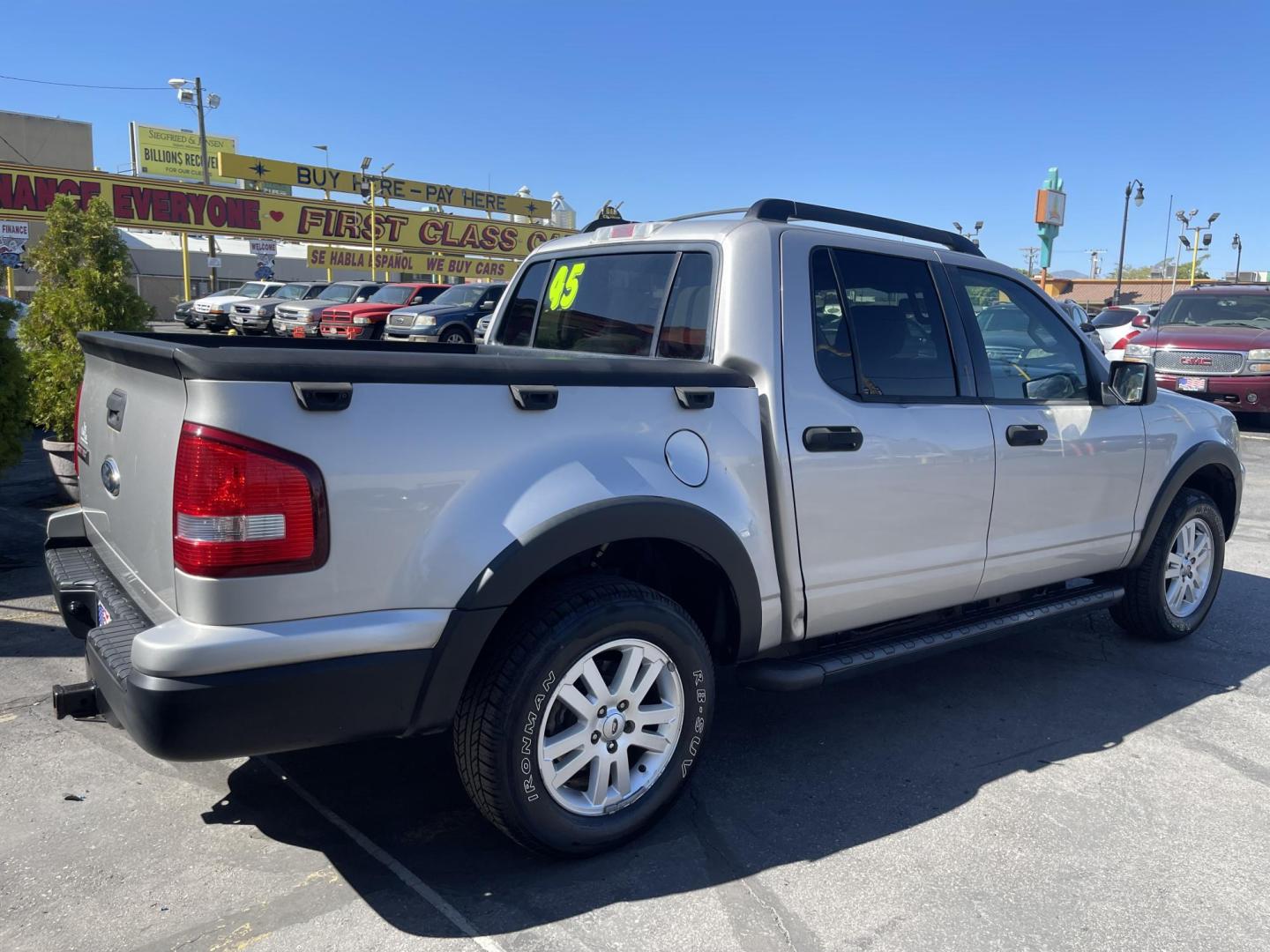 2008 Silver Sky Metallic /Tan Ford Explorer Sport Trac XLT 4.0L 2WD (1FMEU31E58U) with an 4.0L V6 SOHC 12V engine, 5-Speed Automatic transmission, located at 801 South State Street, Salt Lake City, UT, 84111, (801) 328-0098, 40.751953, -111.888206 - Super clean hard to find! Clean Carfax no reported accidents clean title! Lots of regular service history shown on Carfax vehicle has been maintained and taken care of. Features: Alloy Wheels, Satellite Radio Ready, Cloth Seats, Tow Hitch, Running Boards, ABS Brakes, CD Audio, Power Locks, Tractio - Photo#6