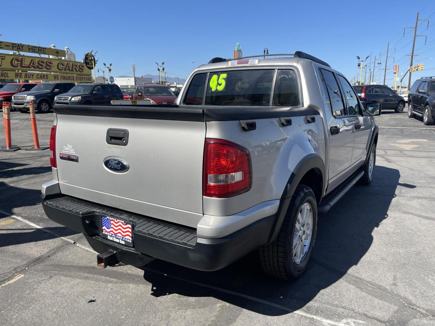 2008 Silver Sky Metallic /Tan Ford Explorer Sport Trac XLT 4.0L 2WD (1FMEU31E58U) with an 4.0L V6 SOHC 12V engine, 5-Speed Automatic transmission, located at 801 South State Street, Salt Lake City, UT, 84111, (801) 328-0098, 40.751953, -111.888206 - Super clean hard to find! Clean Carfax no reported accidents clean title! Lots of regular service history shown on Carfax vehicle has been maintained and taken care of. Features: Alloy Wheels, Satellite Radio Ready, Cloth Seats, Tow Hitch, Running Boards, ABS Brakes, CD Audio, Power Locks, Tractio - Photo#7