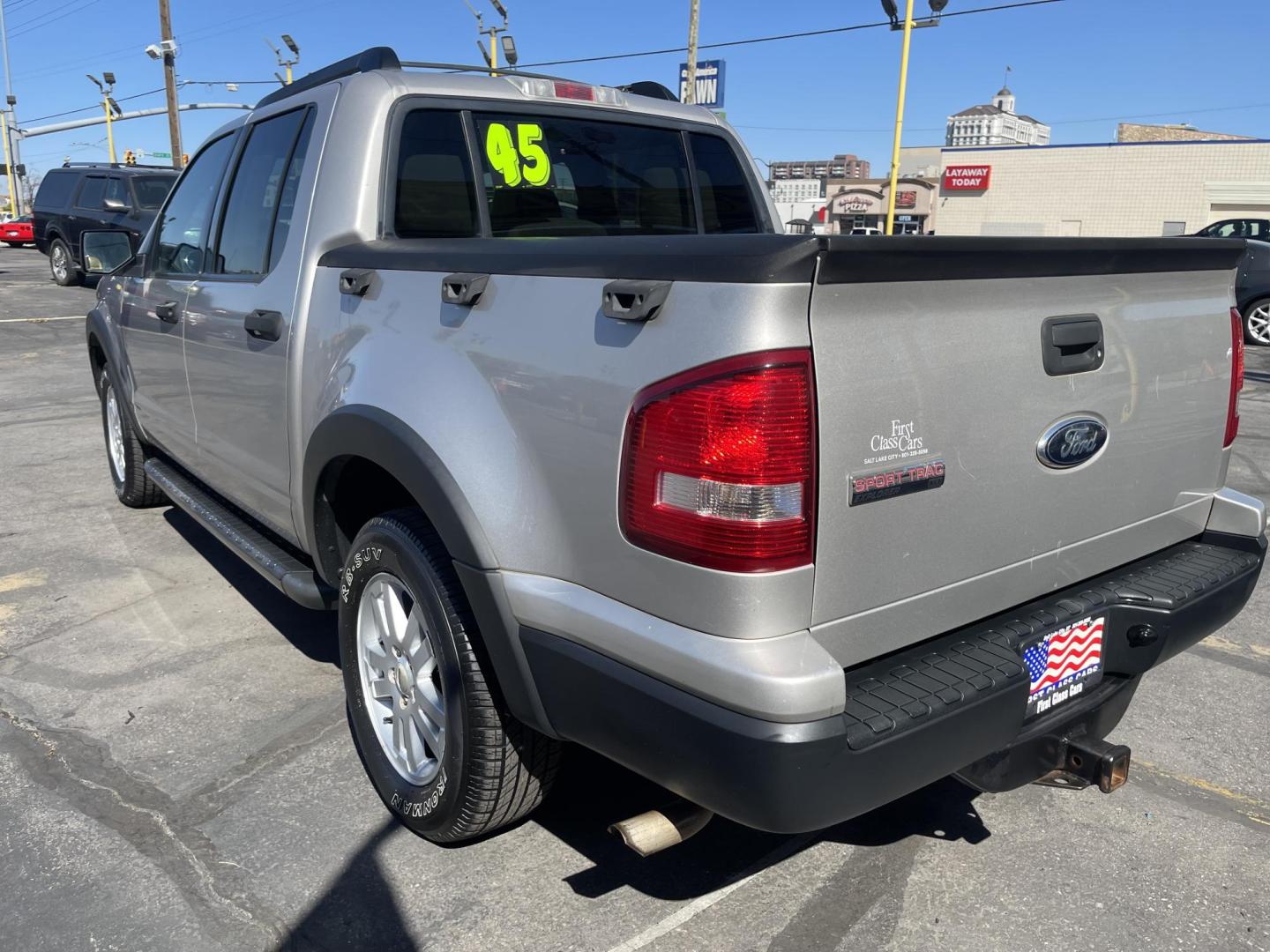 2008 Silver Sky Metallic /Tan Ford Explorer Sport Trac XLT 4.0L 2WD (1FMEU31E58U) with an 4.0L V6 SOHC 12V engine, 5-Speed Automatic transmission, located at 801 South State Street, Salt Lake City, UT, 84111, (801) 328-0098, 40.751953, -111.888206 - Super clean hard to find! Clean Carfax no reported accidents clean title! Lots of regular service history shown on Carfax vehicle has been maintained and taken care of. Features: Alloy Wheels, Satellite Radio Ready, Cloth Seats, Tow Hitch, Running Boards, ABS Brakes, CD Audio, Power Locks, Tractio - Photo#9