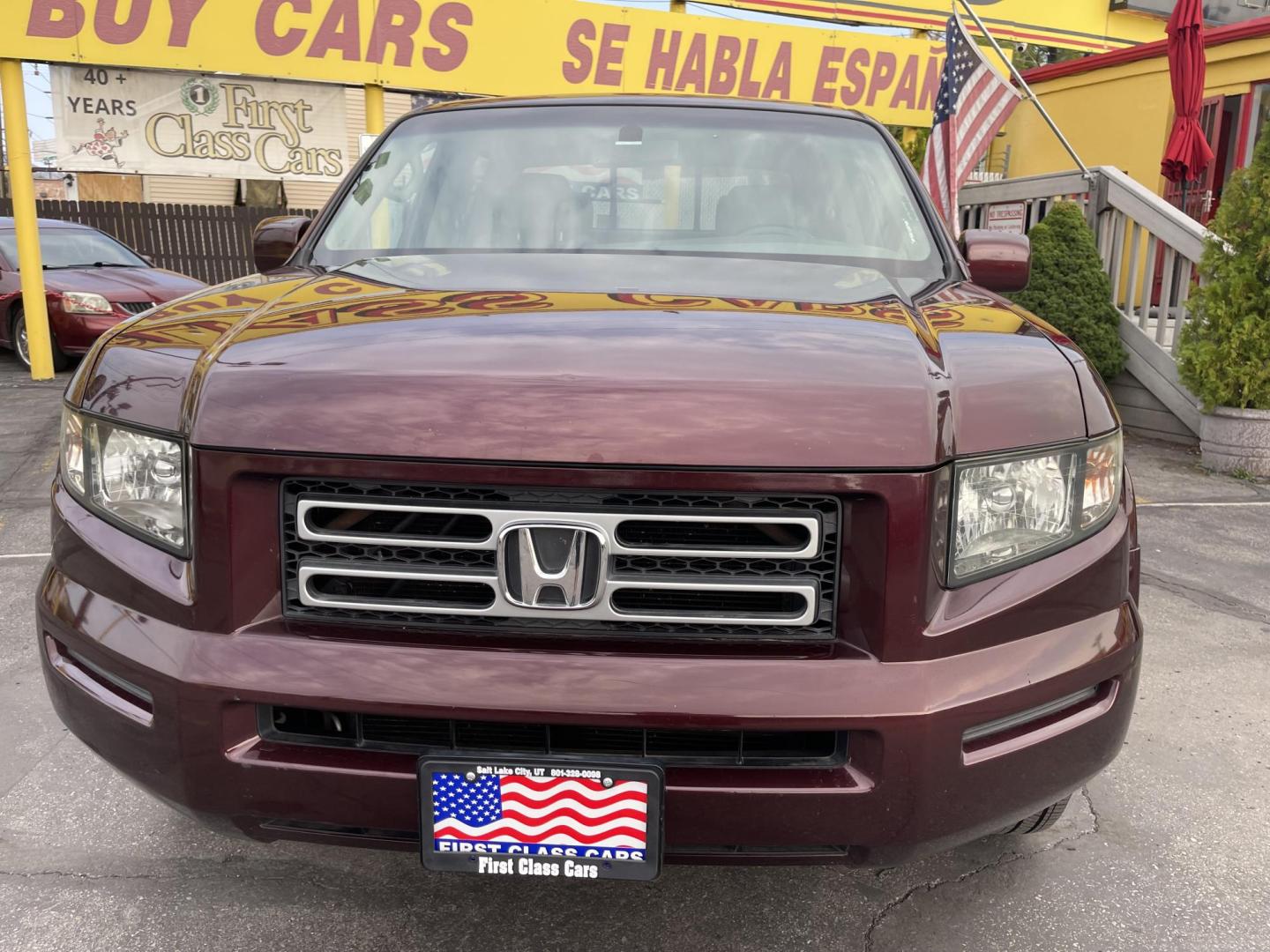 2008 Boston Red Pearl /Brown Honda Ridgeline RTL (2HJYK16508H) with an 3.5L V6 SOHC 24V engine, 5-Speed Automatic Overdrive transmission, located at 801 South State Street, Salt Lake City, UT, 84111, (801) 328-0098, 40.751953, -111.888206 - Super clean! Clean title! Clean Carfax history report no reported accidents on Carfax only 2 reported owners, lots of service records on Carfax vehicle has been well maintained and taken care of they did regular service oil changes etc. We have the Carfax free to look at when you come into our deale - Photo#1