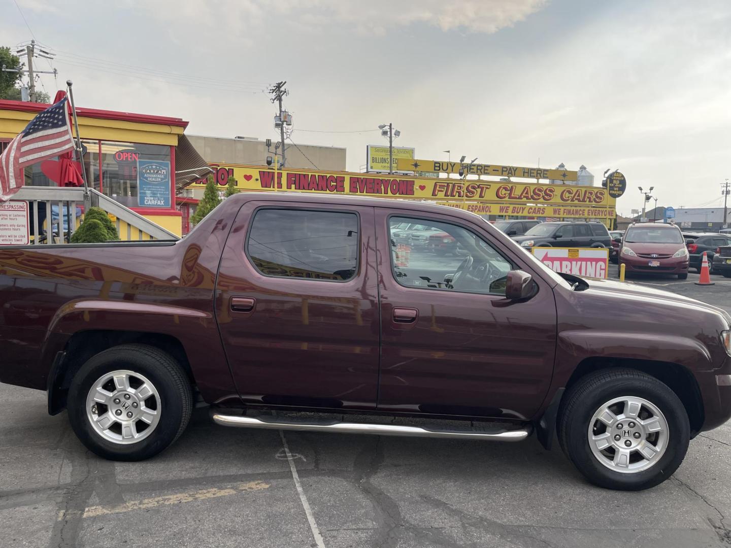 2008 Boston Red Pearl /Brown Honda Ridgeline RTL (2HJYK16508H) with an 3.5L V6 SOHC 24V engine, 5-Speed Automatic Overdrive transmission, located at 801 South State Street, Salt Lake City, UT, 84111, (801) 328-0098, 40.751953, -111.888206 - Super clean! Clean title! Clean Carfax history report no reported accidents on Carfax only 2 reported owners, lots of service records on Carfax vehicle has been well maintained and taken care of they did regular service oil changes etc. We have the Carfax free to look at when you come into our deale - Photo#7